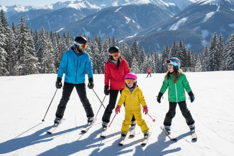 Индивидуальное обучение горным лыжам. Инструкторы по горным лыжам Сочи Красная Поляна. Горнолыжная школа