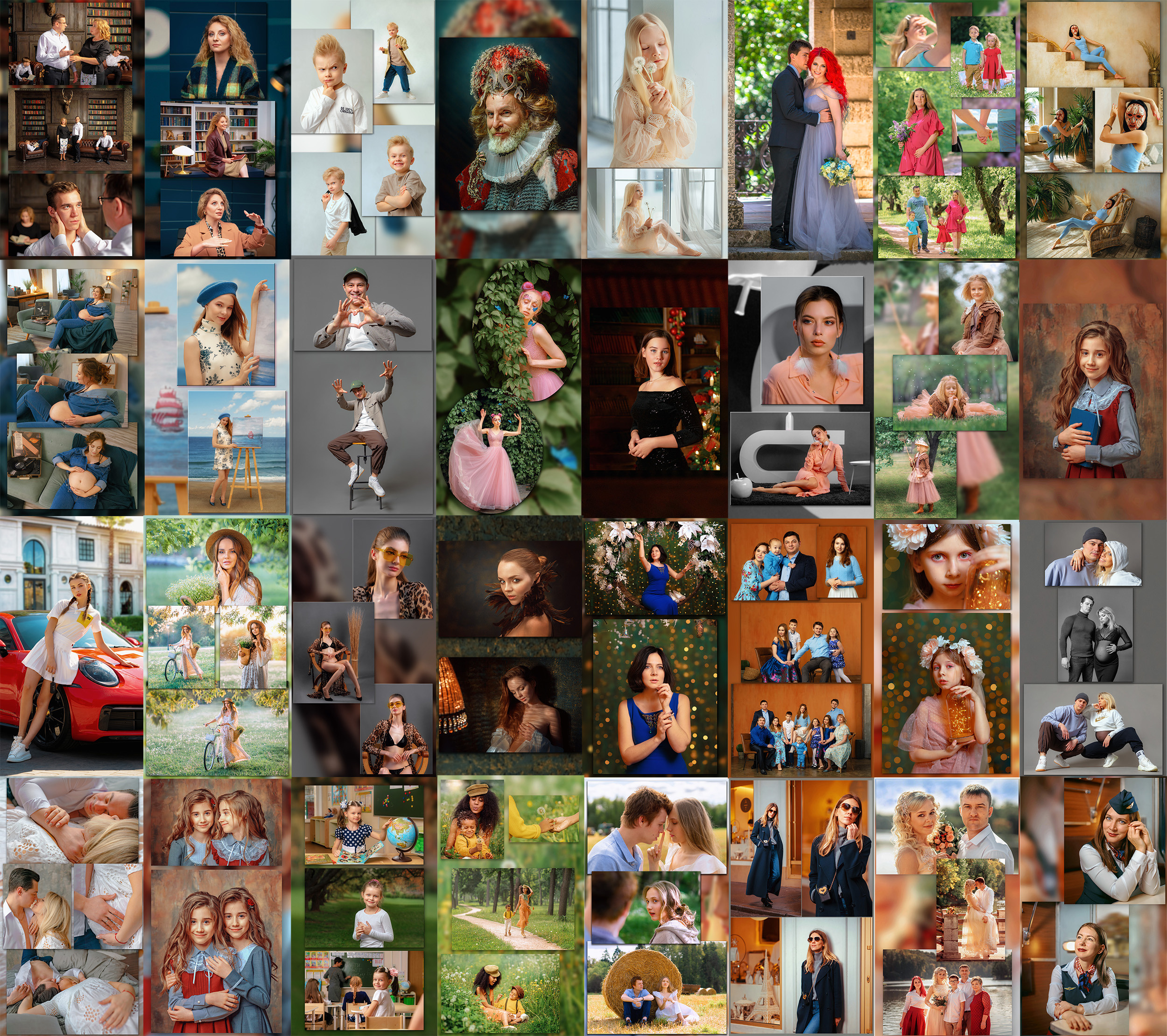 Примеры работ, портфолио раскладка серий фотографий Федора Серебрякова