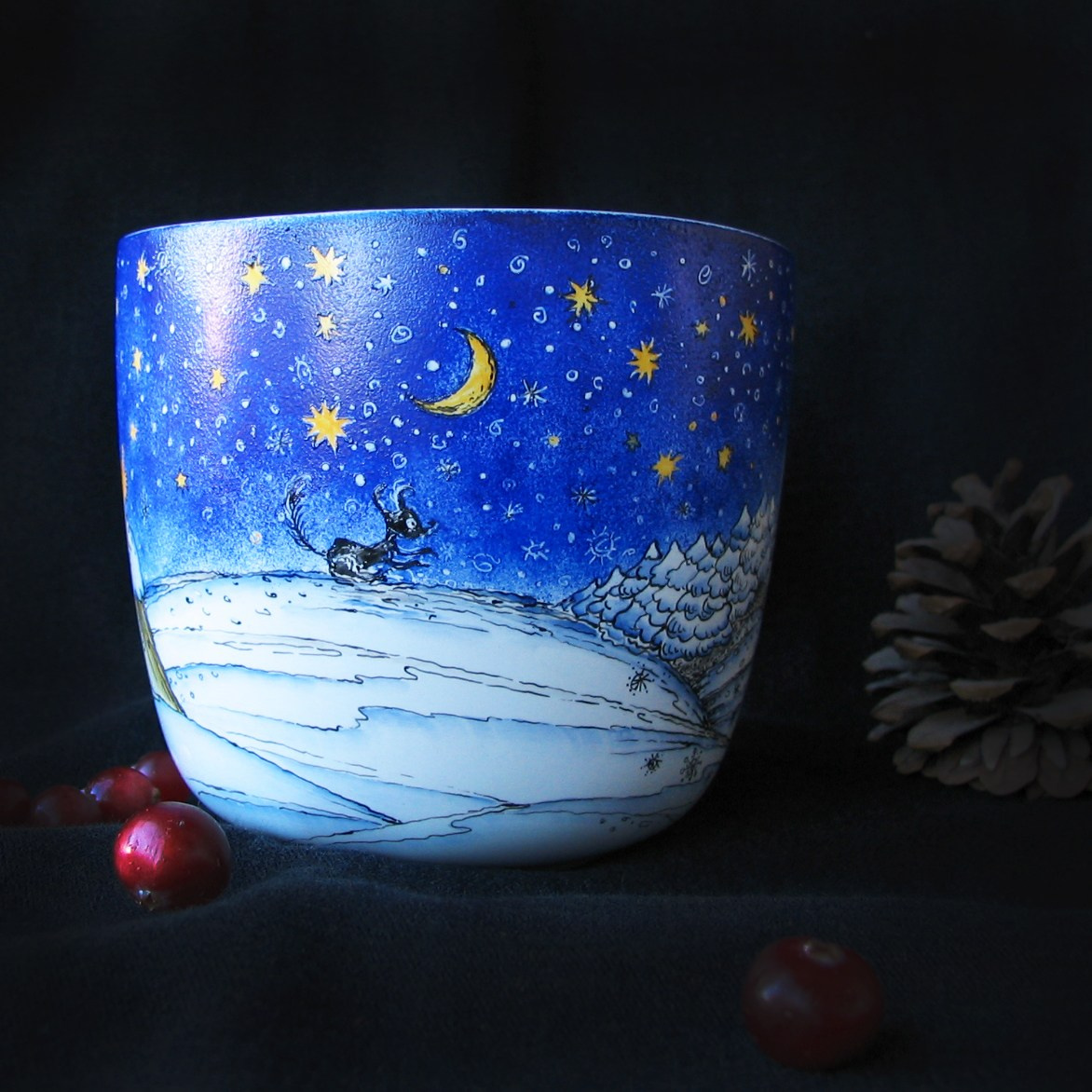 Муми-Тролли на кружке.