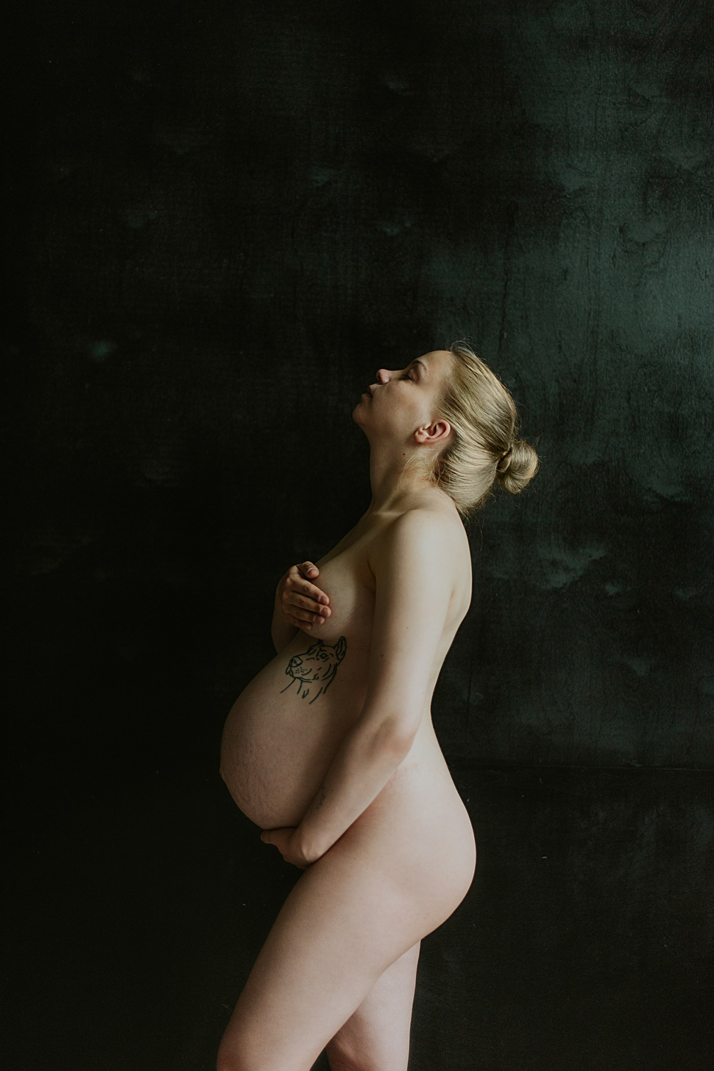 Фотосъёмка ню во время беременности, фотограф Женя Ромашина Тула