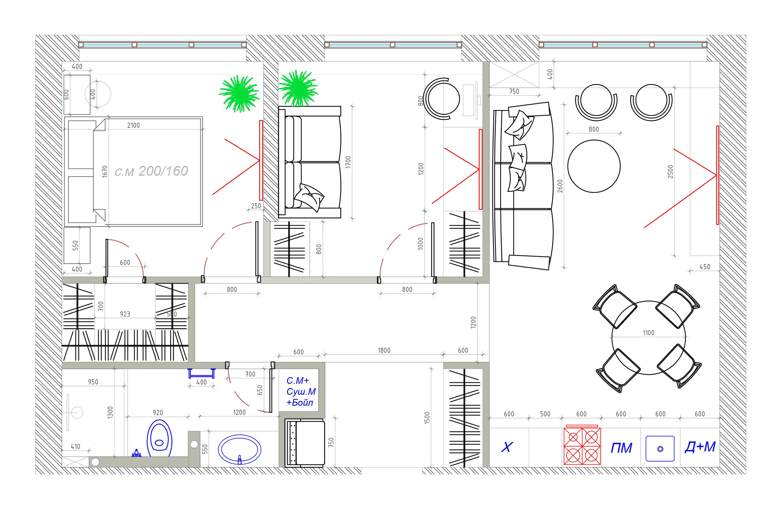 Проект ЖК Западный порт. Artstudio17 Дизайн-студия Ирины Чабан в Москве