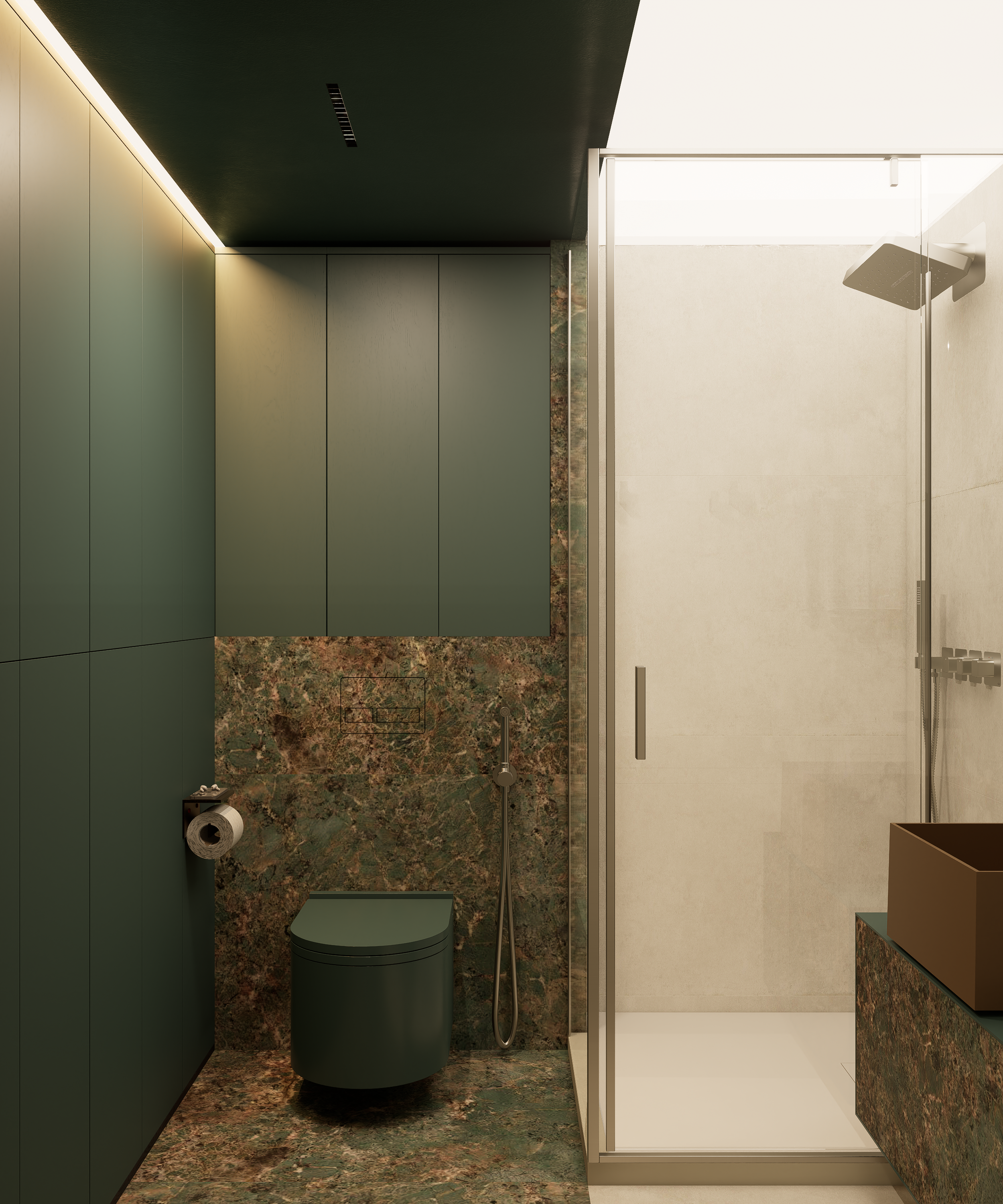 Квартира ЖК Премиум Парк г. Владивосток. Архитектурно-дизайнерское бюро ROOMS