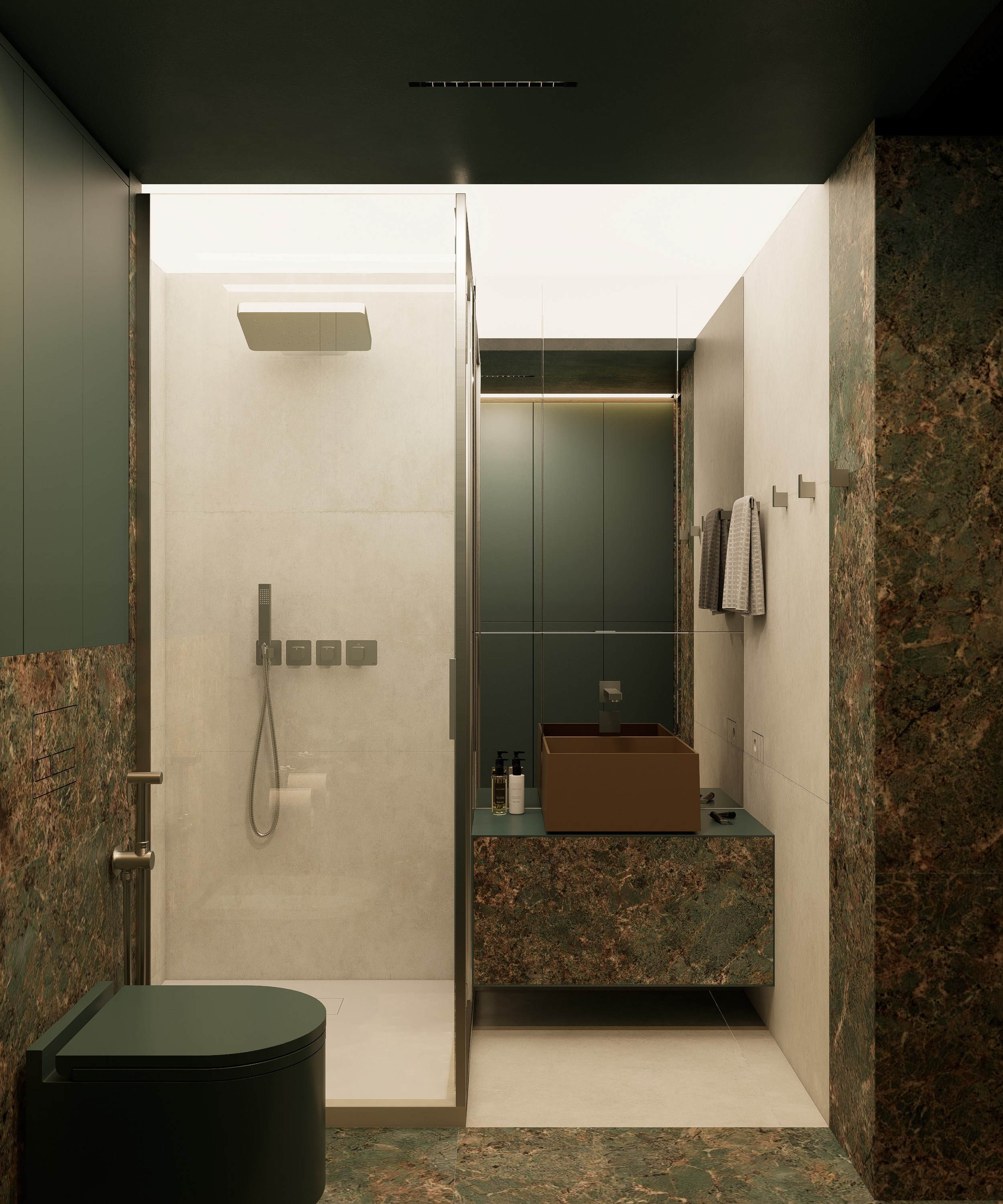 Квартира ЖК Премиум Парк г. Владивосток. Архитектурно-дизайнерское бюро ROOMS