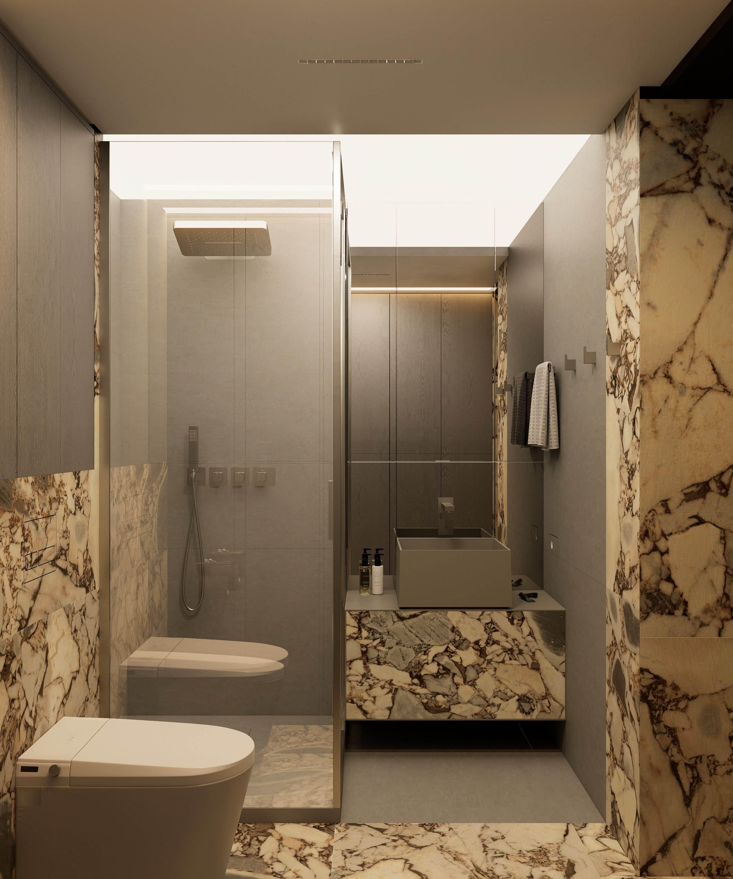 Квартира ЖК Премиум Парк г. Владивосток. Архитектурно-дизайнерское бюро ROOMS