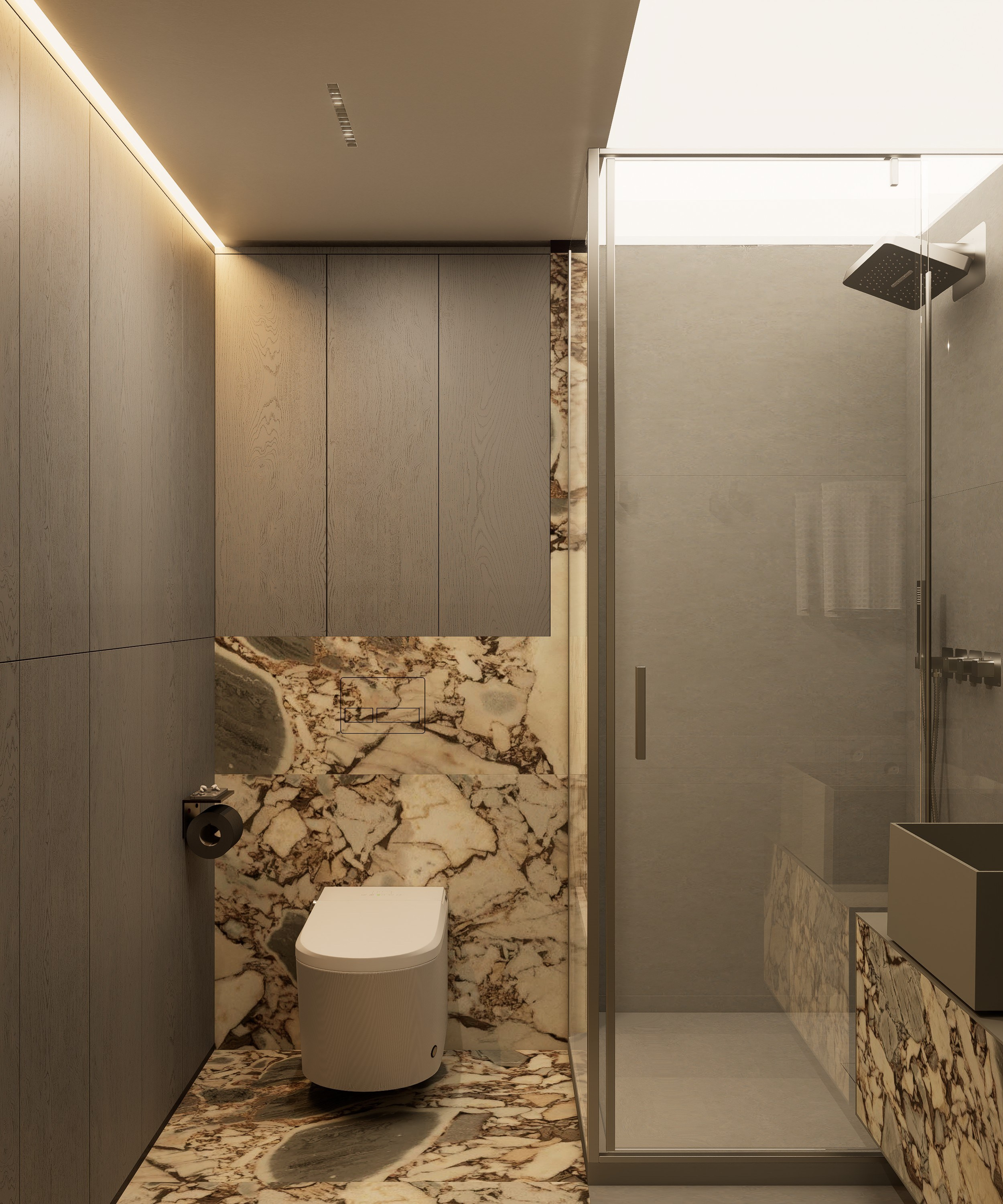 Квартира ЖК Премиум Парк г. Владивосток. Архитектурно-дизайнерское бюро ROOMS