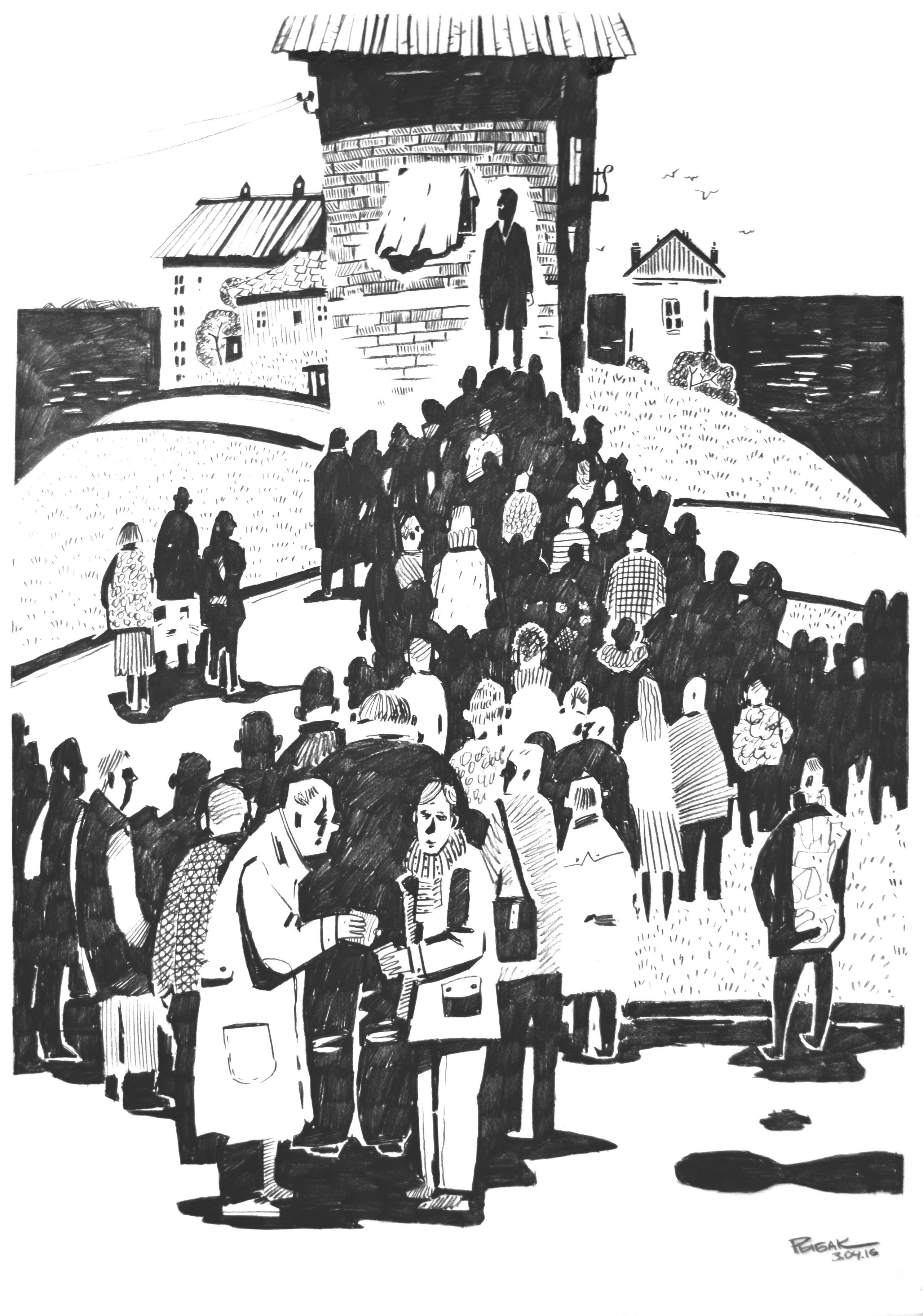 Графика 2016. Художник Рыбак Николай