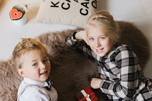 Фотопроект Perfectly Plaid Christmas Holidays. Семейный и женский фотограф в Санкт-Петербурге Виктория Кострова