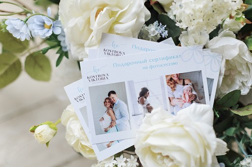 Подарочные сертификаты. Семейный и женский фотограф в Санкт-Петербурге Виктория Кострова