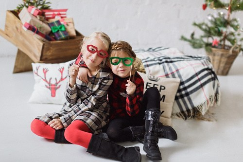 Фотопроект Perfectly Plaid Christmas Holidays. Семейный и женский фотограф в Санкт-Петербурге Виктория Кострова