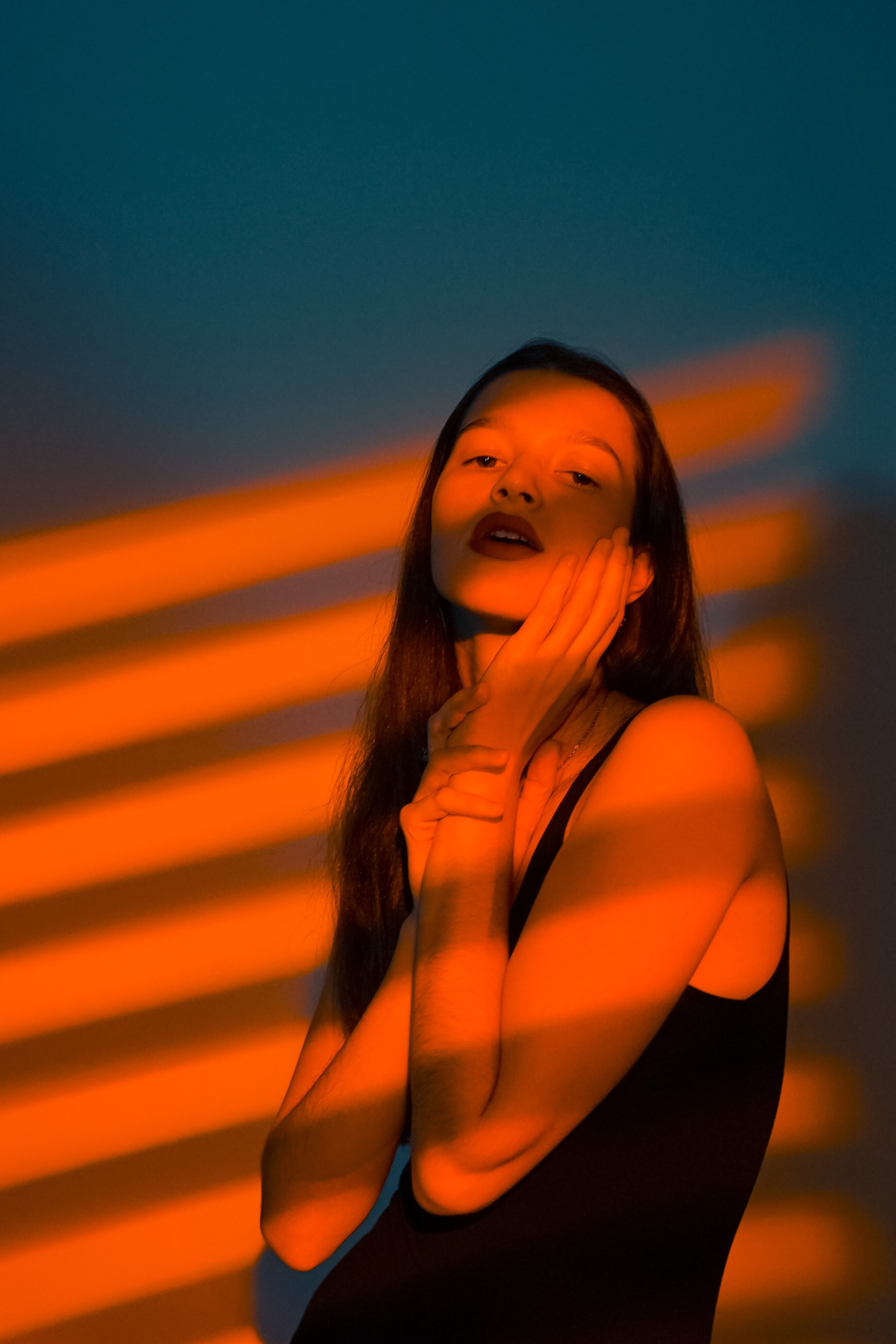 художественная съёмка с цветным светом