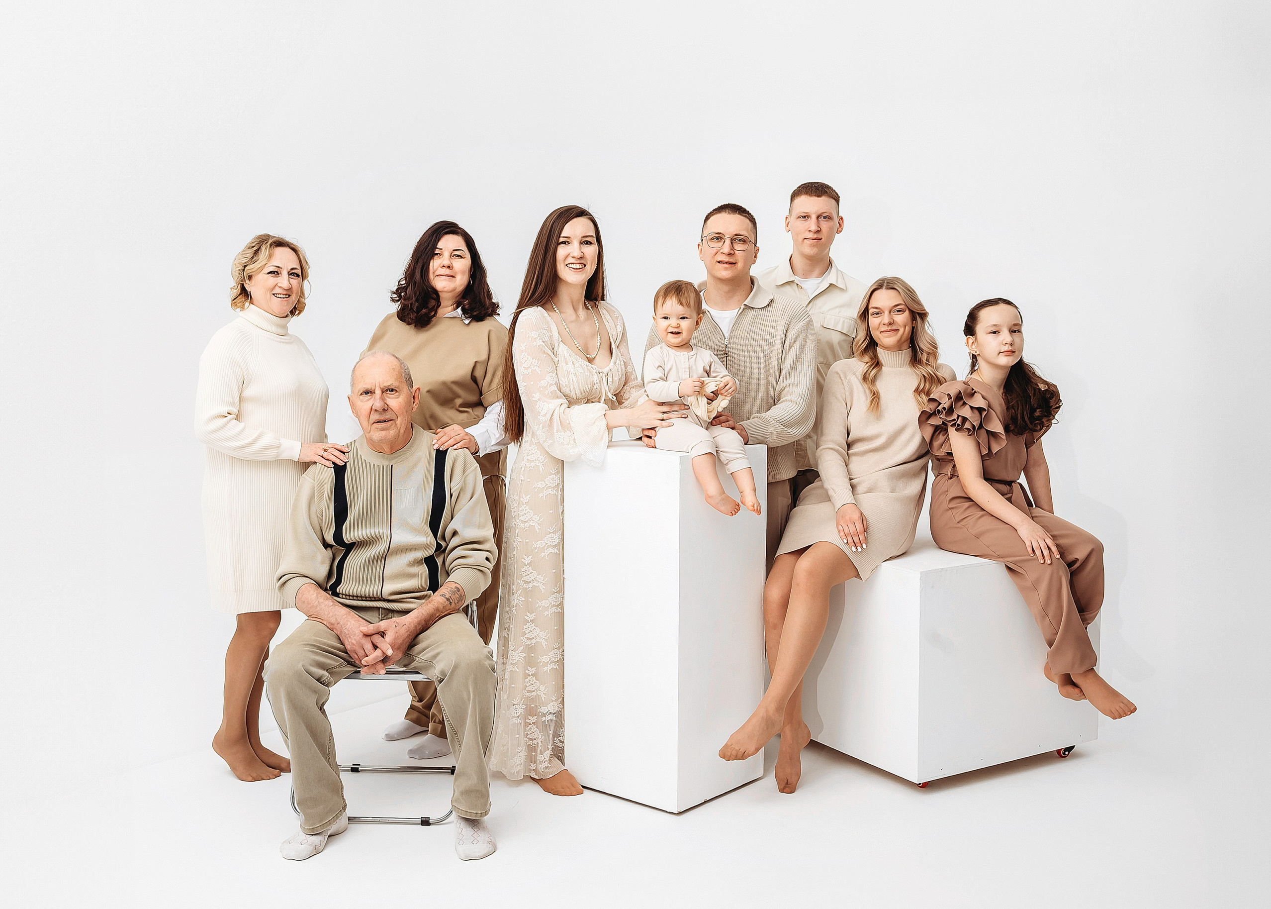 Семейная. Фотограф новорождённых и беременных в г. Ноябрьск