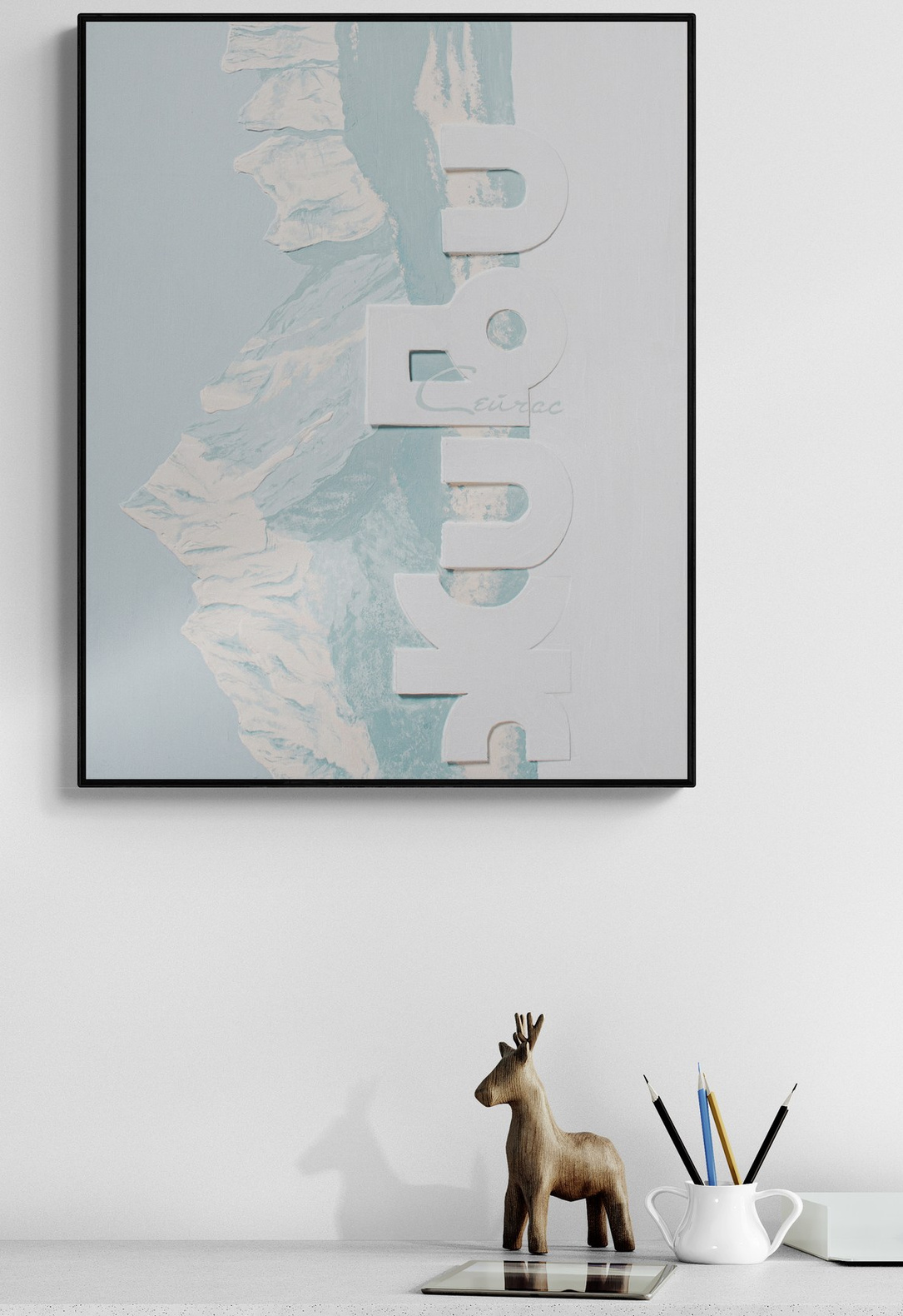 картина аффирмация "Живи сейчас"