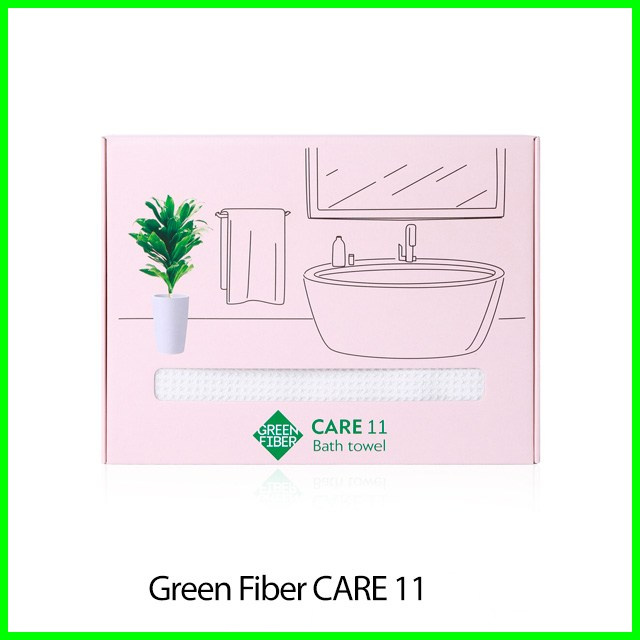 Вафельное банное полотенце Green Fiber CARE 11 от Гринвей