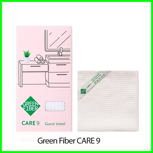 Вафельное полотенце для гостей Green Fiber CARE 9 от Гринвей