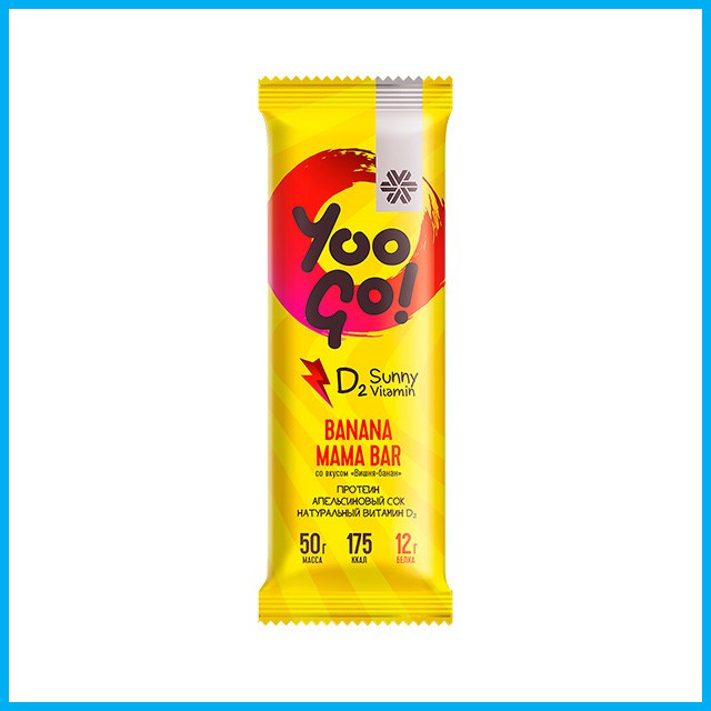 Батончик Banana Mama (вишня-банан) — Yoo go от Сибирское здоровье