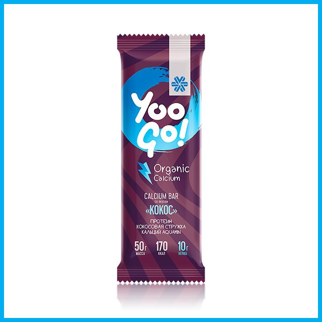 Батончик Calcium Кокос — Yoo go от Сибирское здоровье