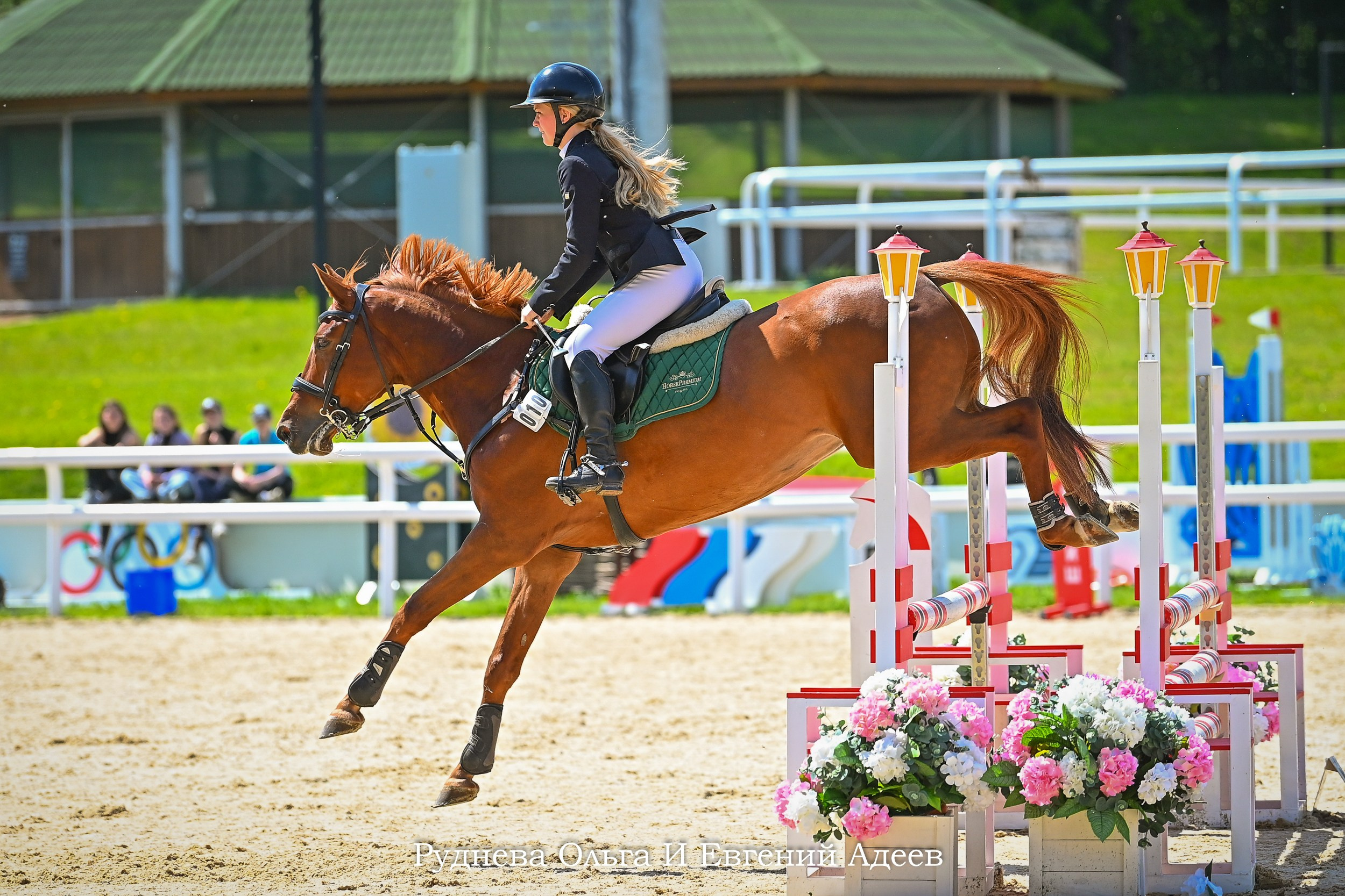 Турнир по конному спорту (конкур) КУБОК ГЕРОЕВ (эквирос). ТУРНИРНАЯ КОННАЯ ФОТОГРАФИЯ, Руднева Ольга и Евгений Адеев