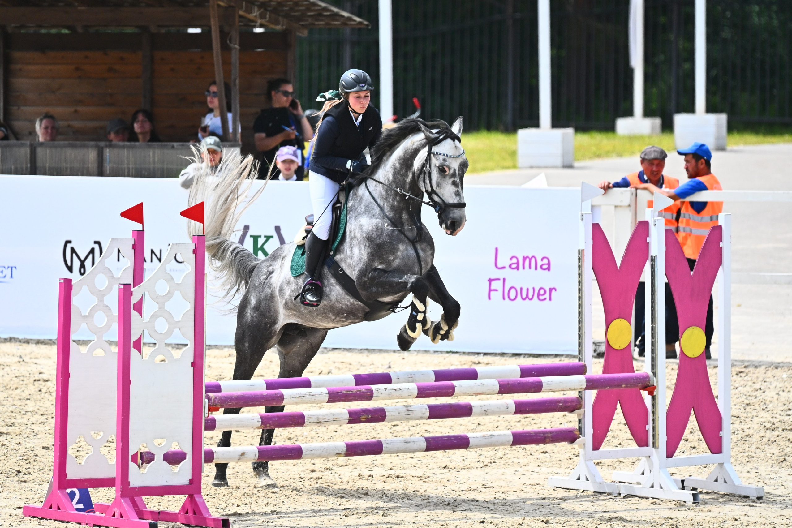 26 — 29 июня, КСК Хорсека, Дерби+муниципальное (1). ТУРНИРНАЯ КОННАЯ ФОТОГРАФИЯ, Руднева Ольга и Евгений Адеев