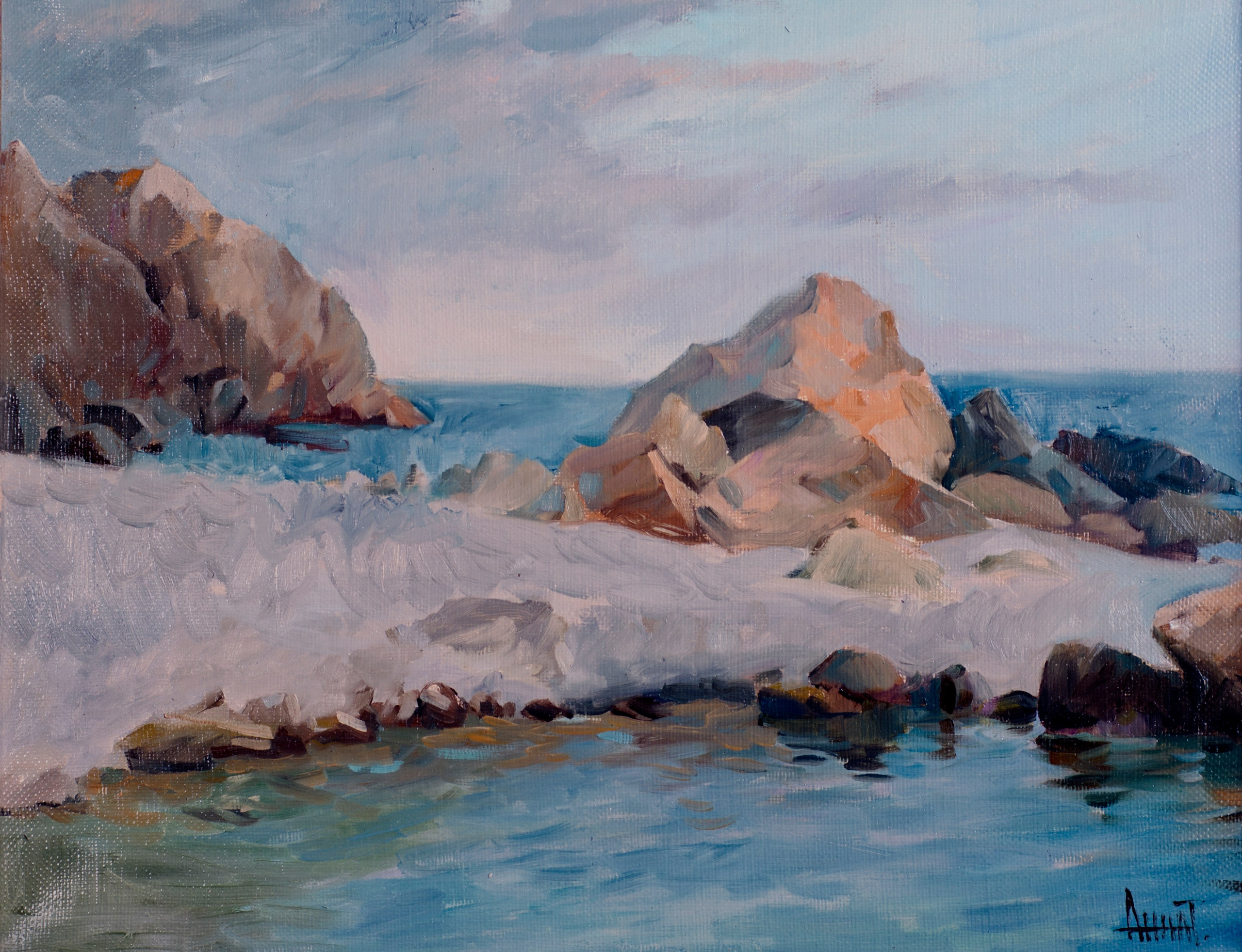 Масляная живопись. Тихонова Анна —художник-график, художник-монументалист, живописец, педагог