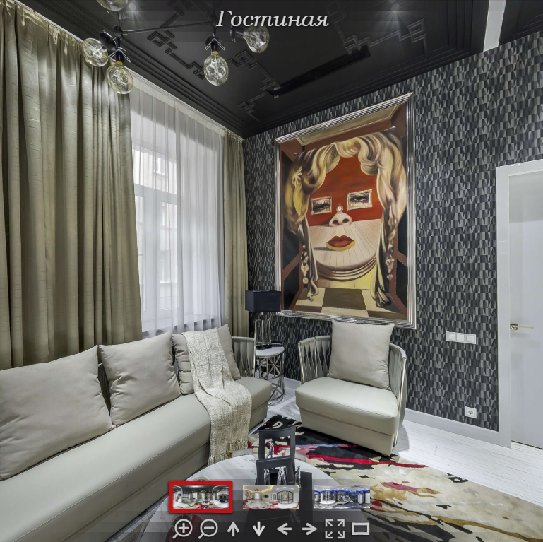 Виртуальный тур по квартире для дизайнера Александра Кононенко — Панорамный фотограф Кузнецов Сергей. Хештег в&nbsp;поиске: #photopixiq