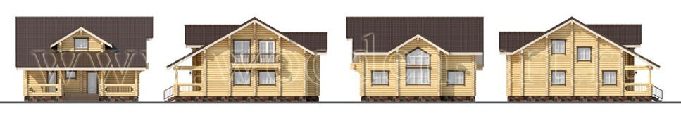 «Озерецкое» 250 кв. м. Проекты деревянных домов