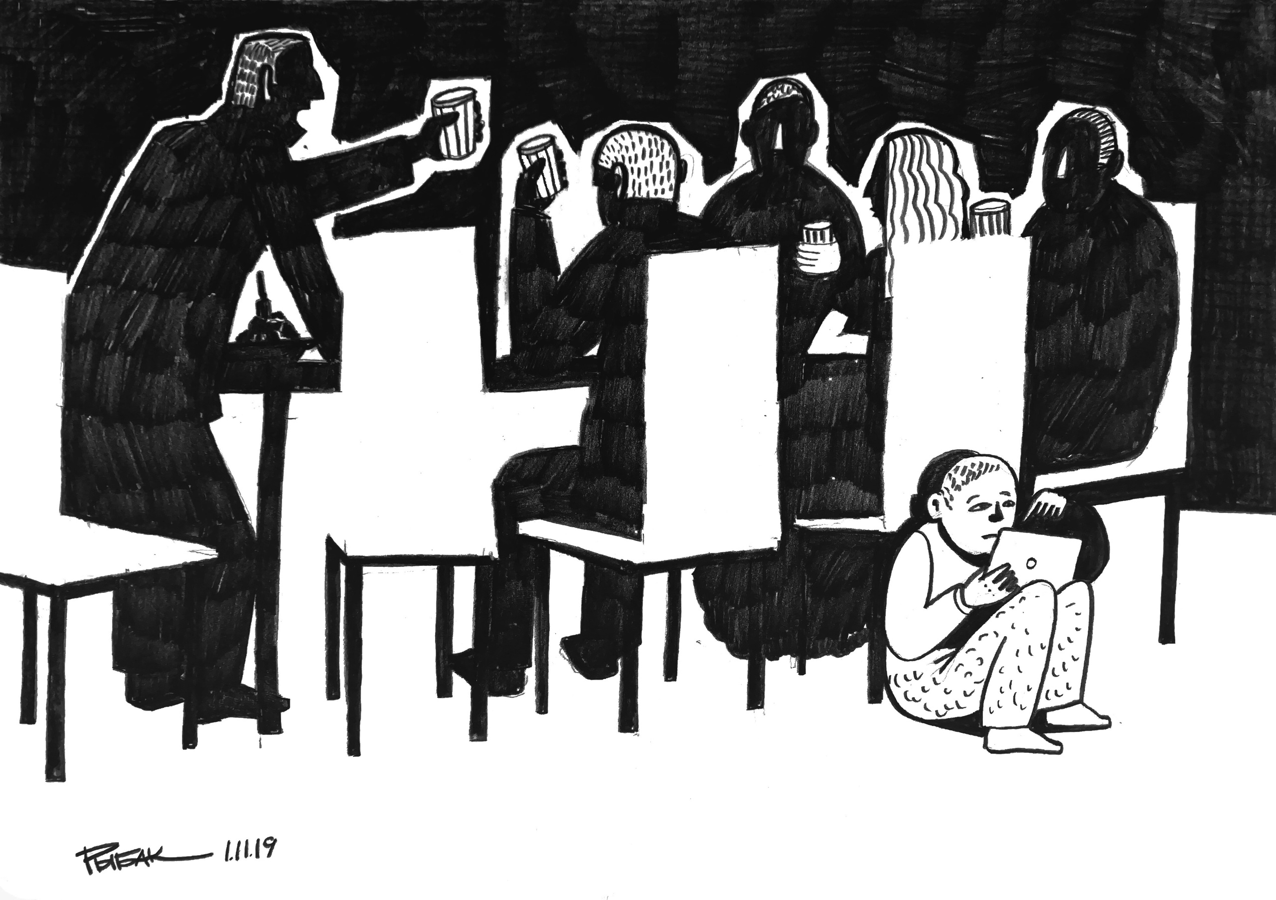 Графика 2019. Художник Рыбак Николай