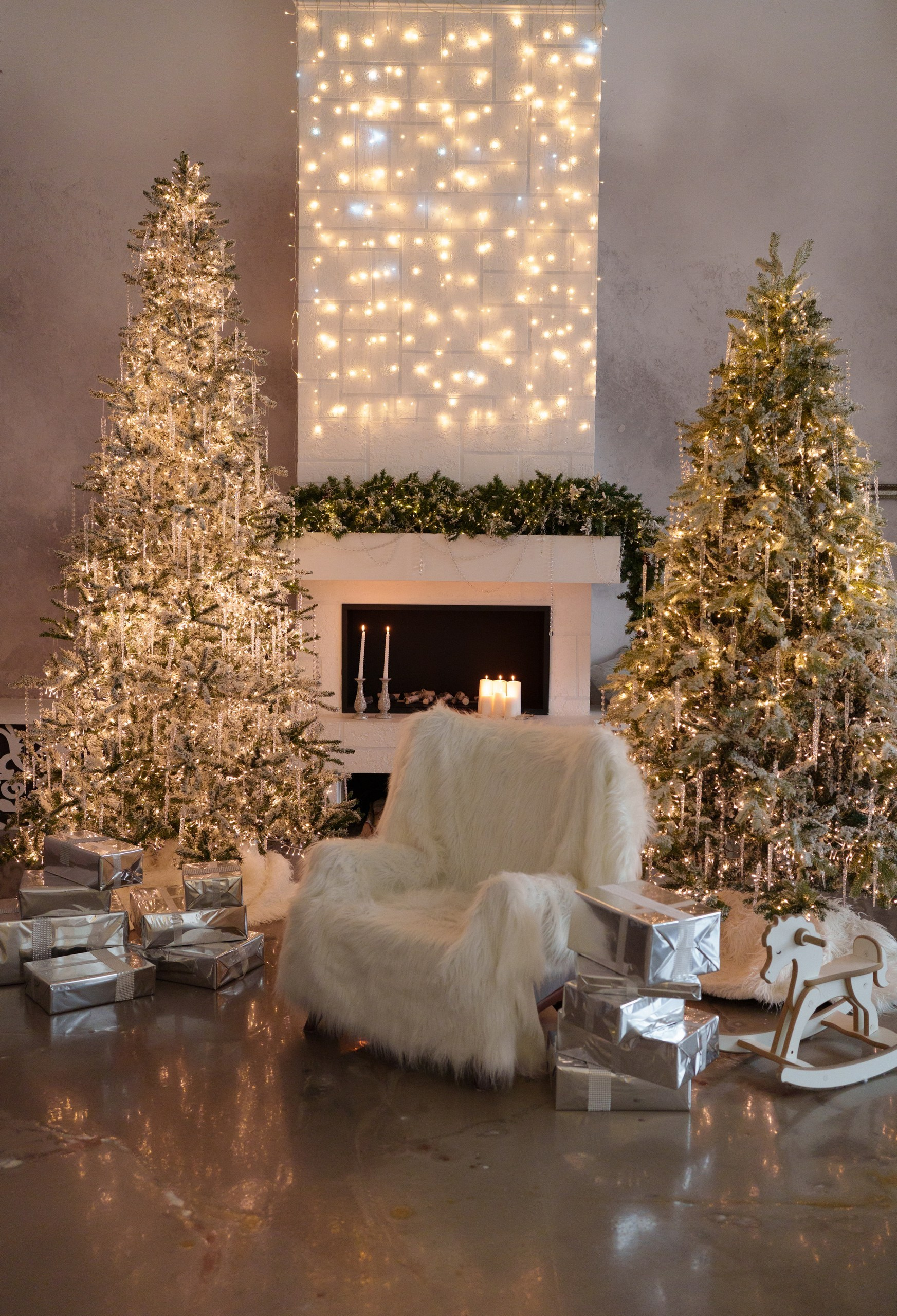 НОВОГОДНЕЕ ОФОРМЛЕНИЕ ЗАЛА КЛАССИЧЕСКИЙ