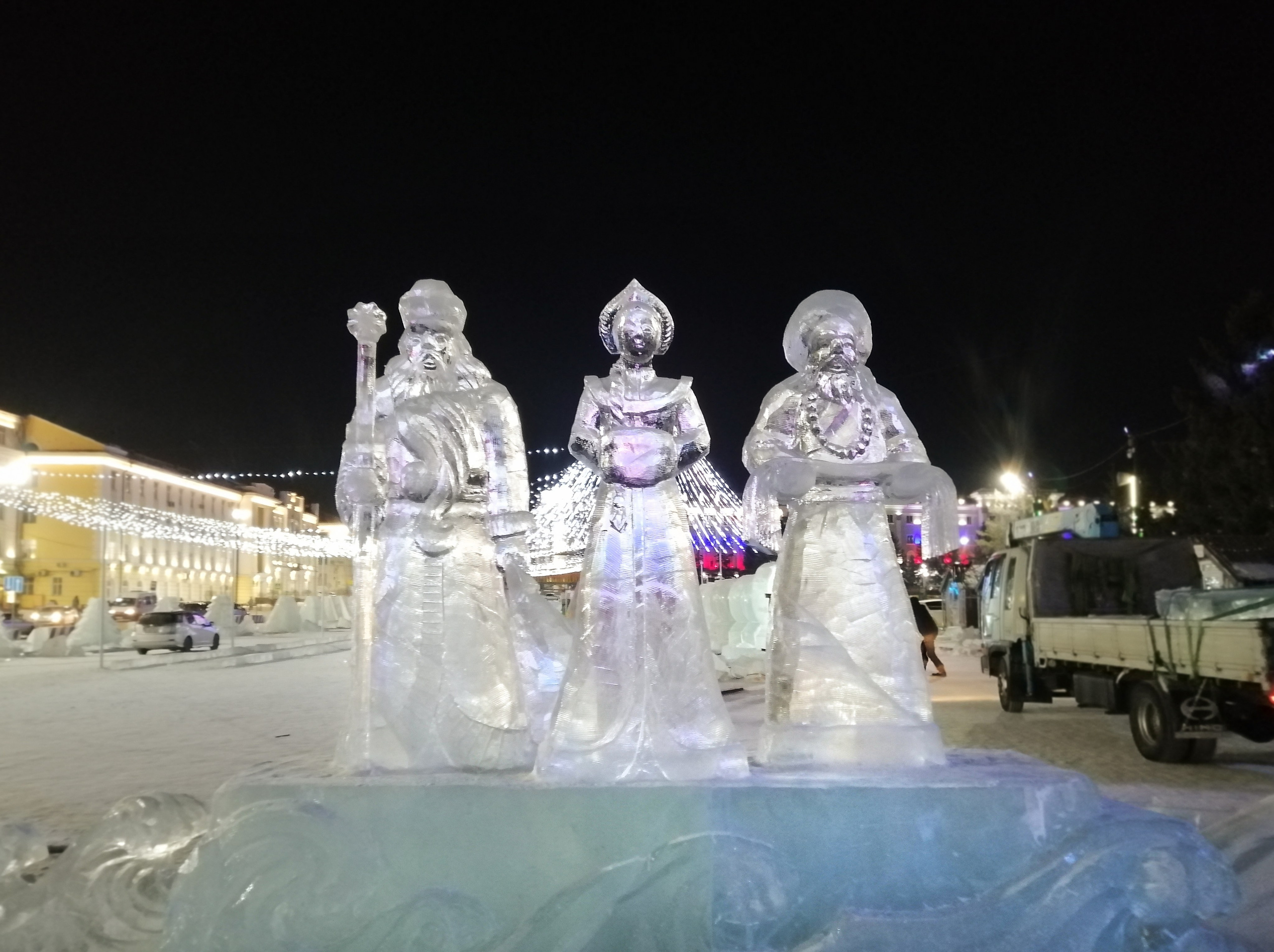 Ледовый городок. Polyakovlivashuk.ru