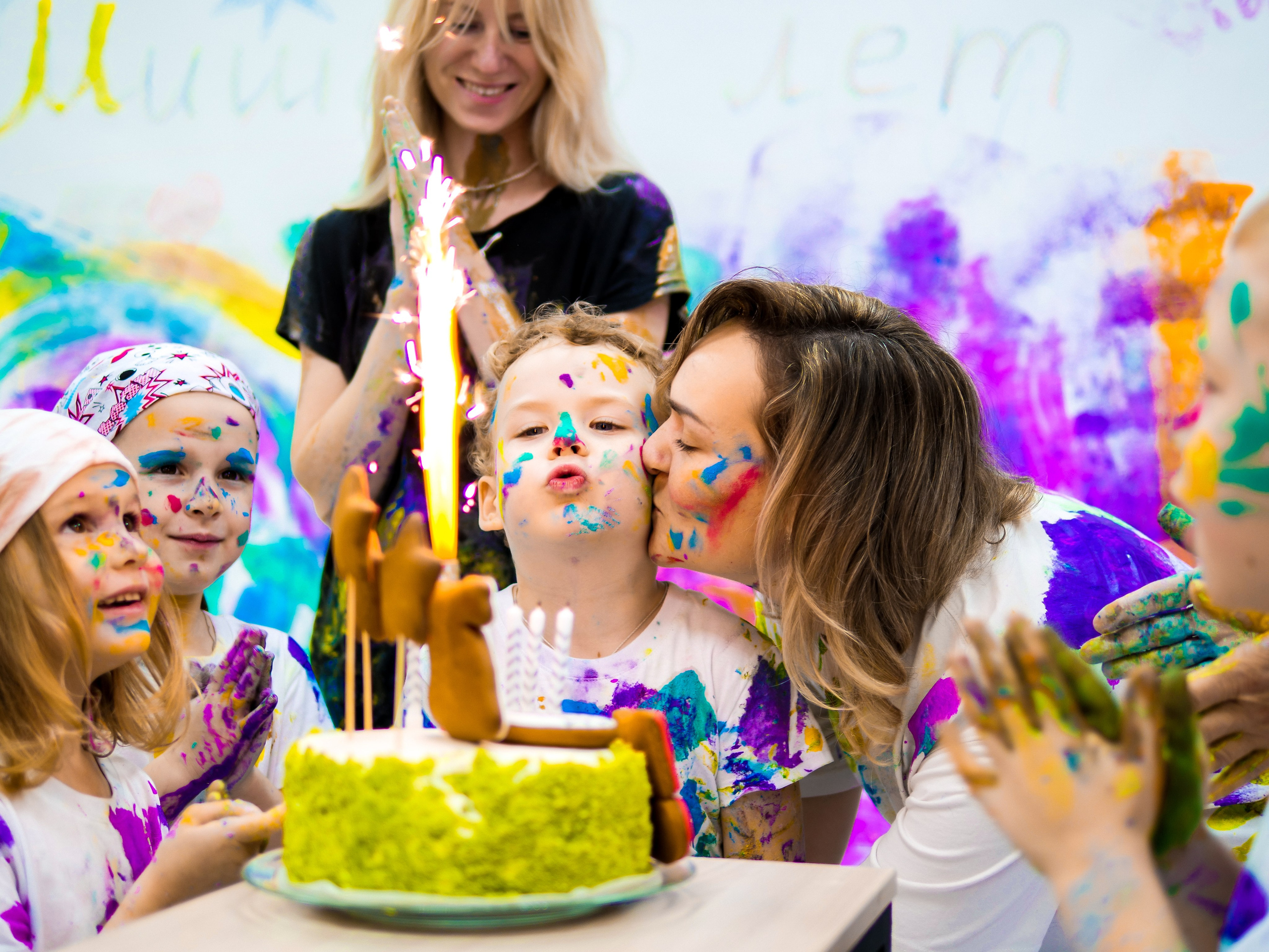 День Рождения с красками. Фотограф Диана Воробьева Нижний Новгород