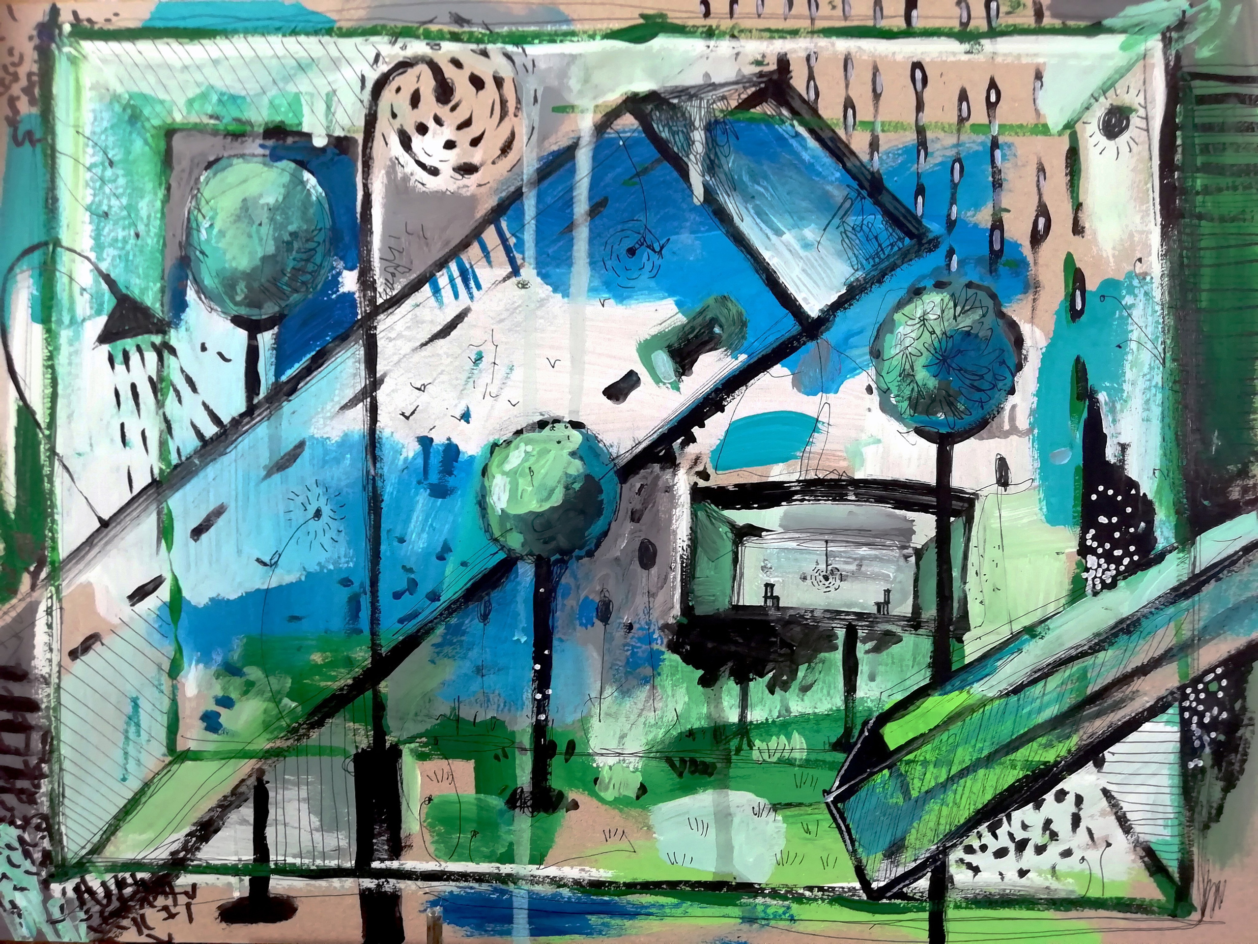 Районы. Художник Рыбак Николай