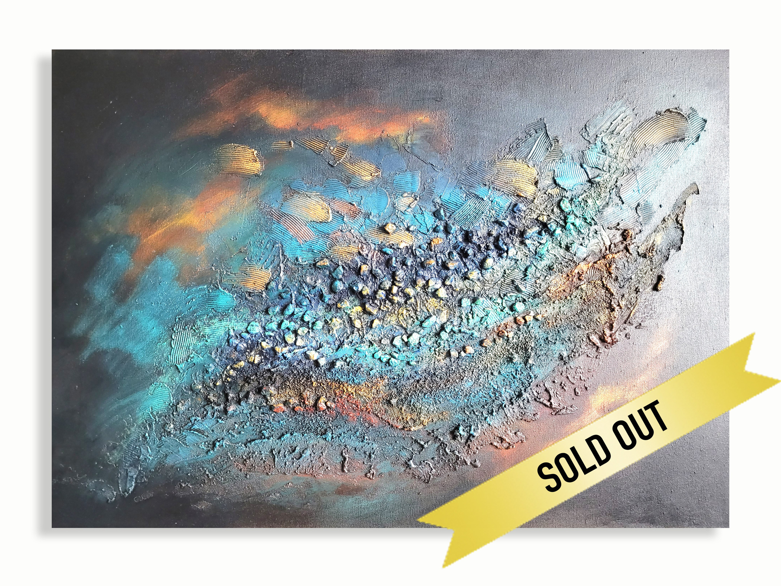 Абстракция № 1. Фактурные картины для интерьера