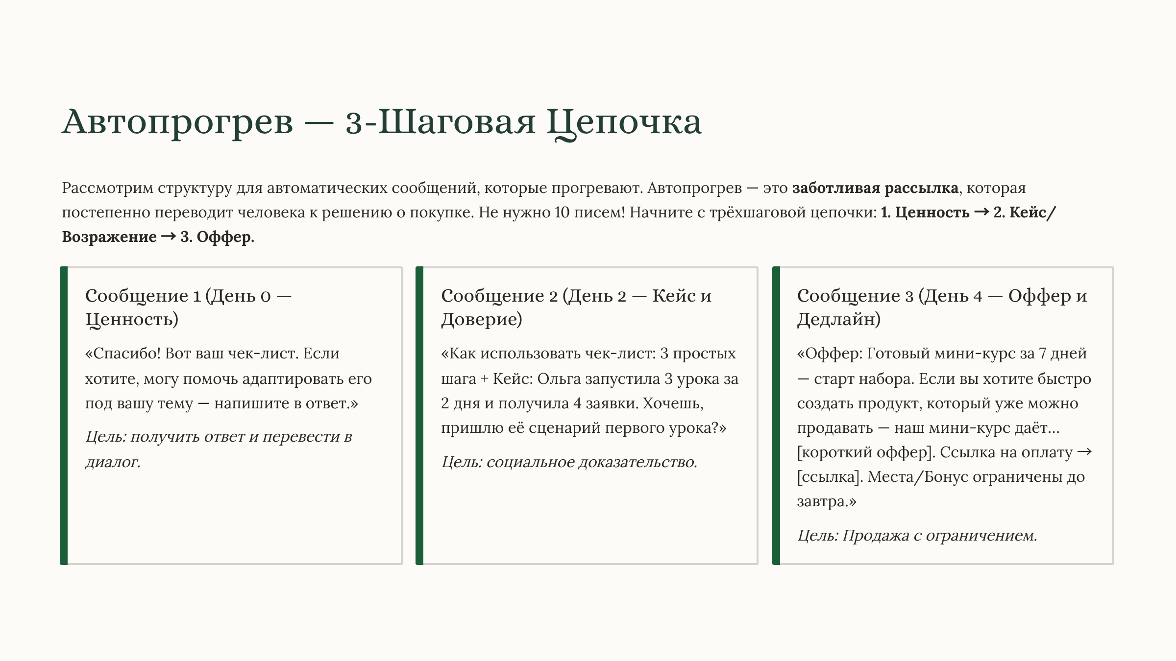 Модуль 5 создай свой мини-продукт за 7 дней