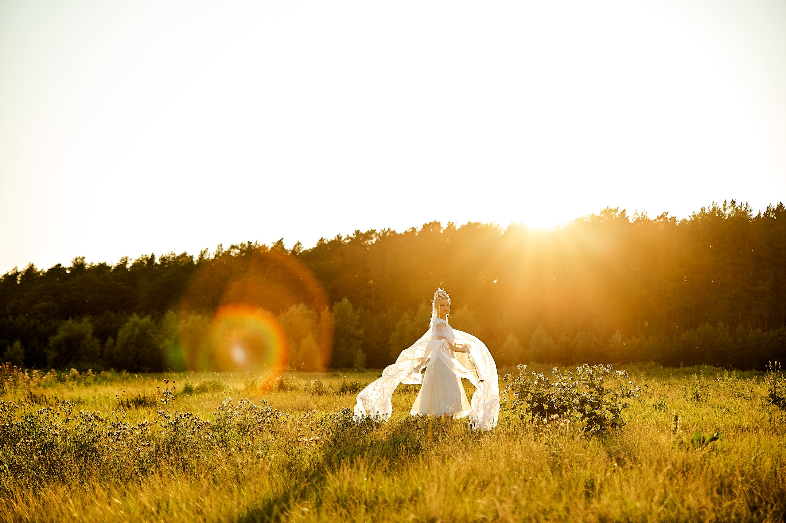 Фото на закате. Свадебный и портретный фотограф в Тюмени Женя Черемнова