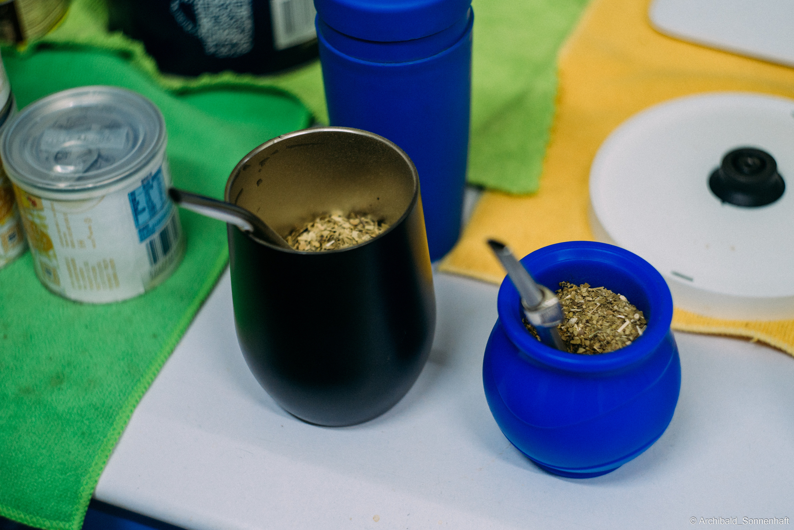 Argentine mate with our Argentine friend. Photographer in Guangzhou, China. Archibald Sonnenhaft