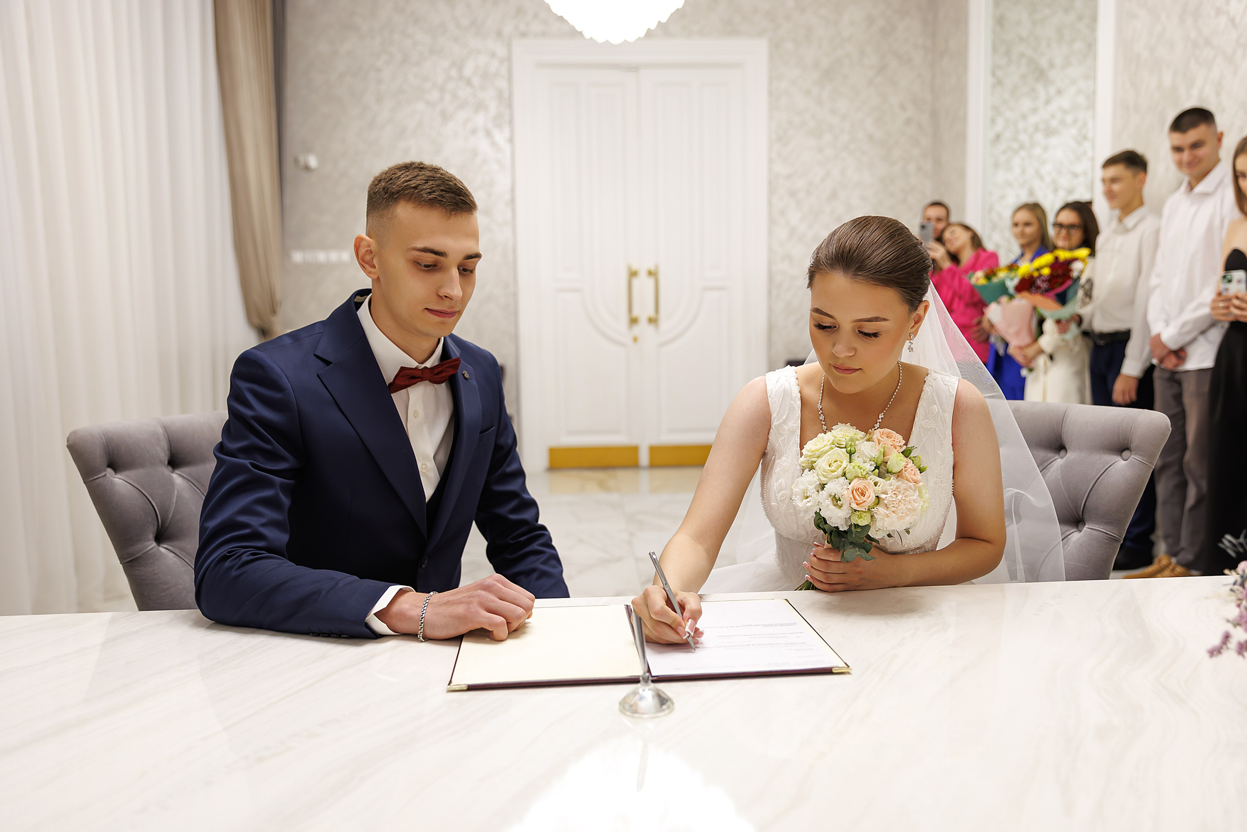 Церемония бракосочетания в Кутузовском ЗАГСе Москва