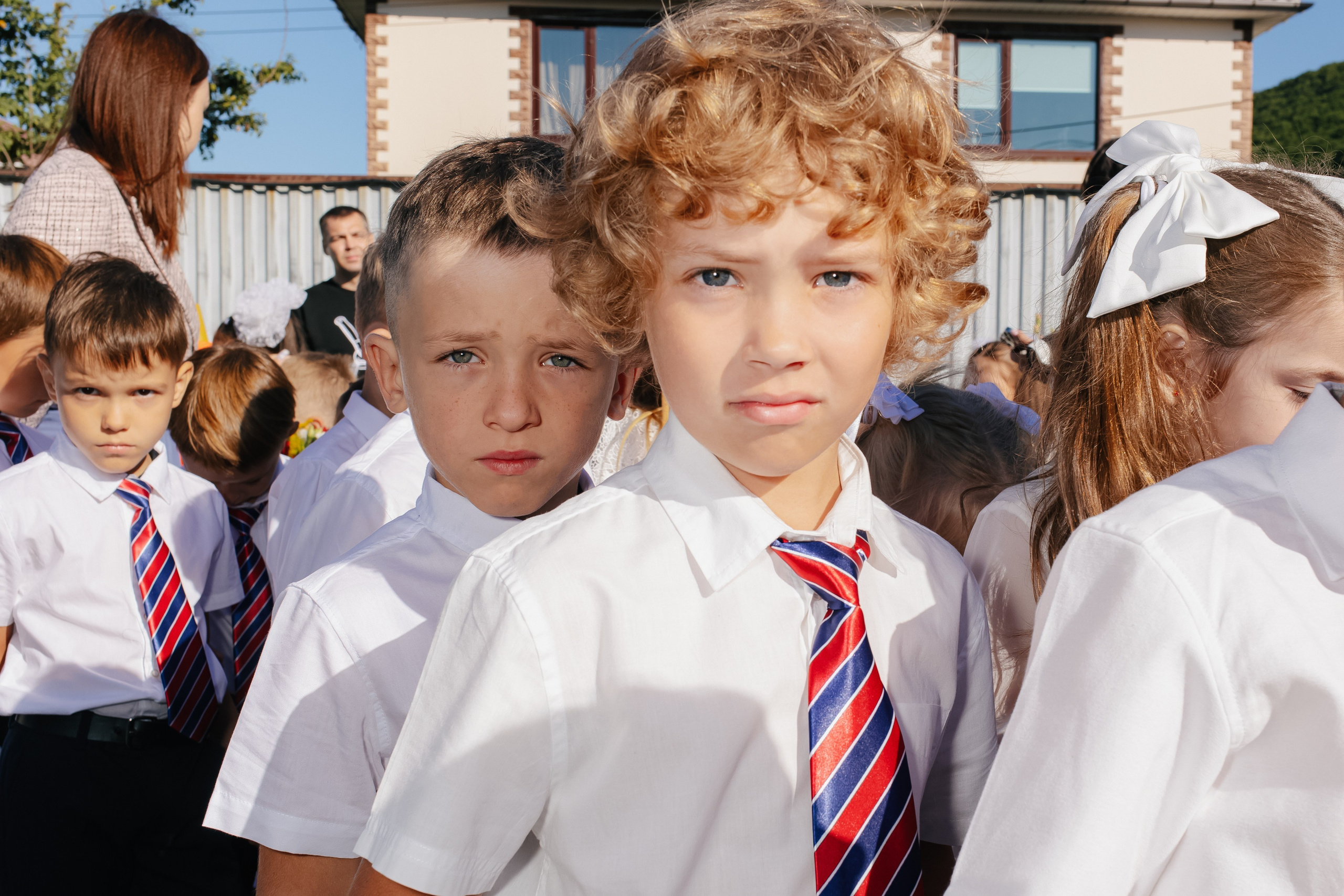 Фотосессия в школе на выпускной альбом во Владивостоке | Фотограф Евгения Кокурина