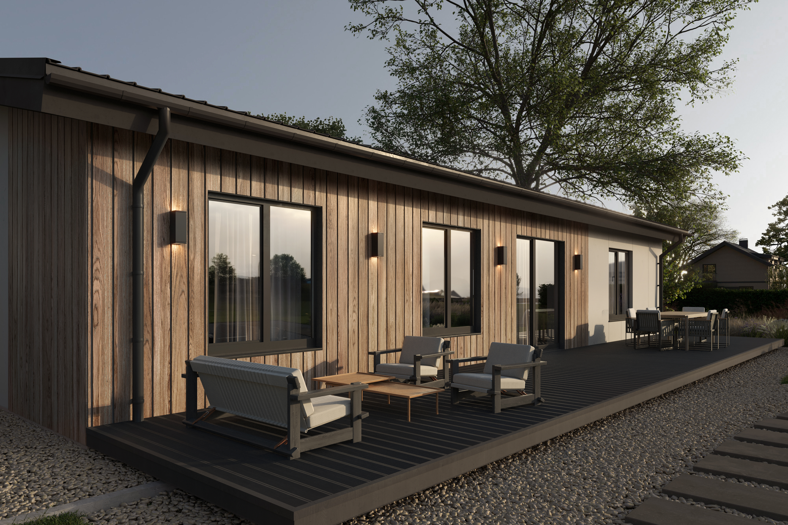 Домокомплект серии Калифорния от ГК "БыстроДом"