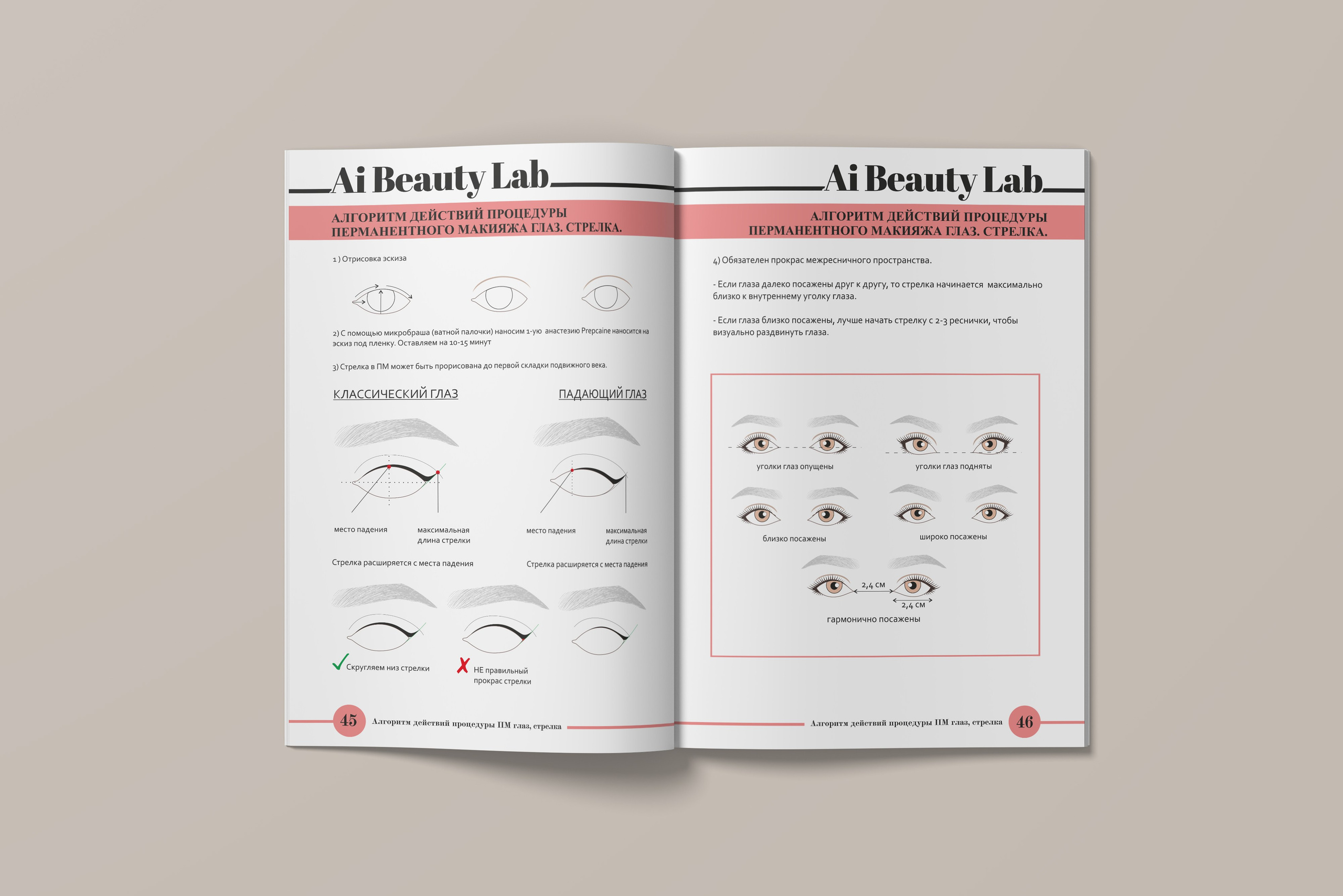 Разработка workbook для Ai beauty lab. Студия графического дизайна Валерии Кадыровой