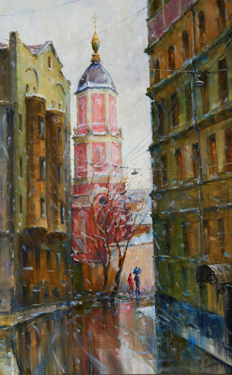 Oil paintings on canvas, painter Stanislav Skobelev