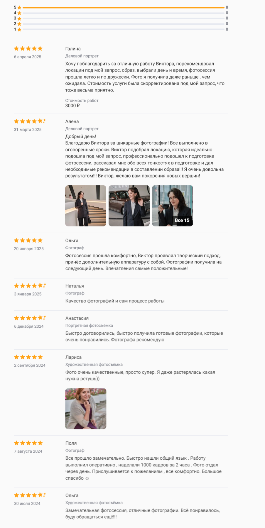 Отзывы с других сайтов. Фотограф женский портретный будуар лавстори Санкт-Петербург Виктор Иванов