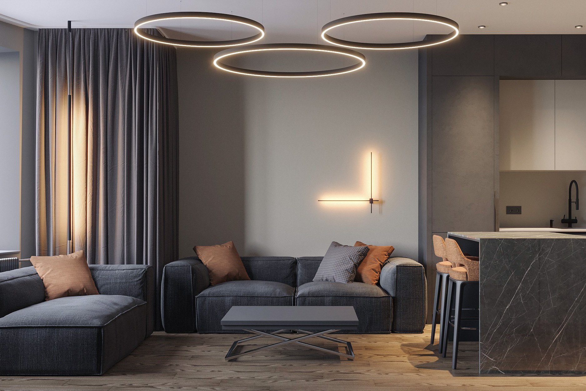 ВСЕ ПРОЕКТЫ. Архитектурно-дизайнерское бюро ROOMS