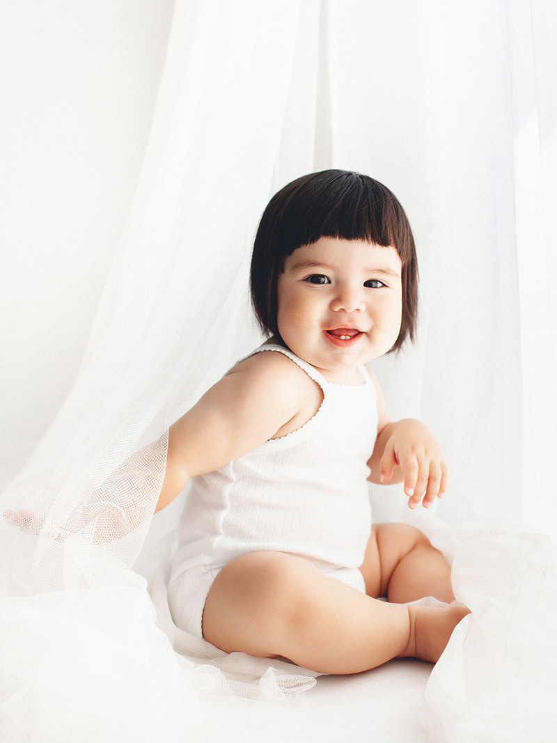 Моя маленькая муза с черными волосами. Детский фотограф в Самаре