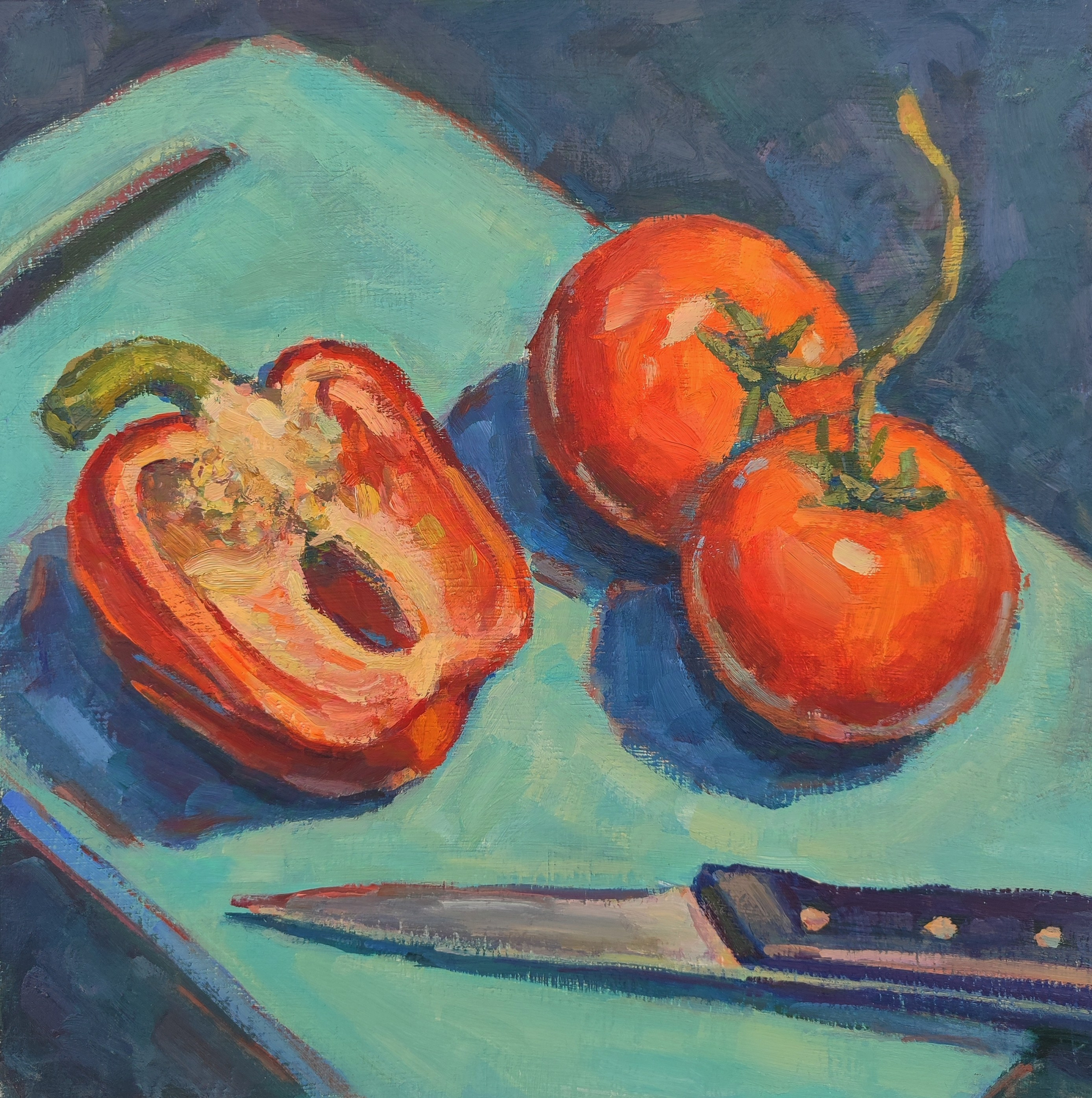 Картина с каллами - Картина маслом для женщины в интерьер купить