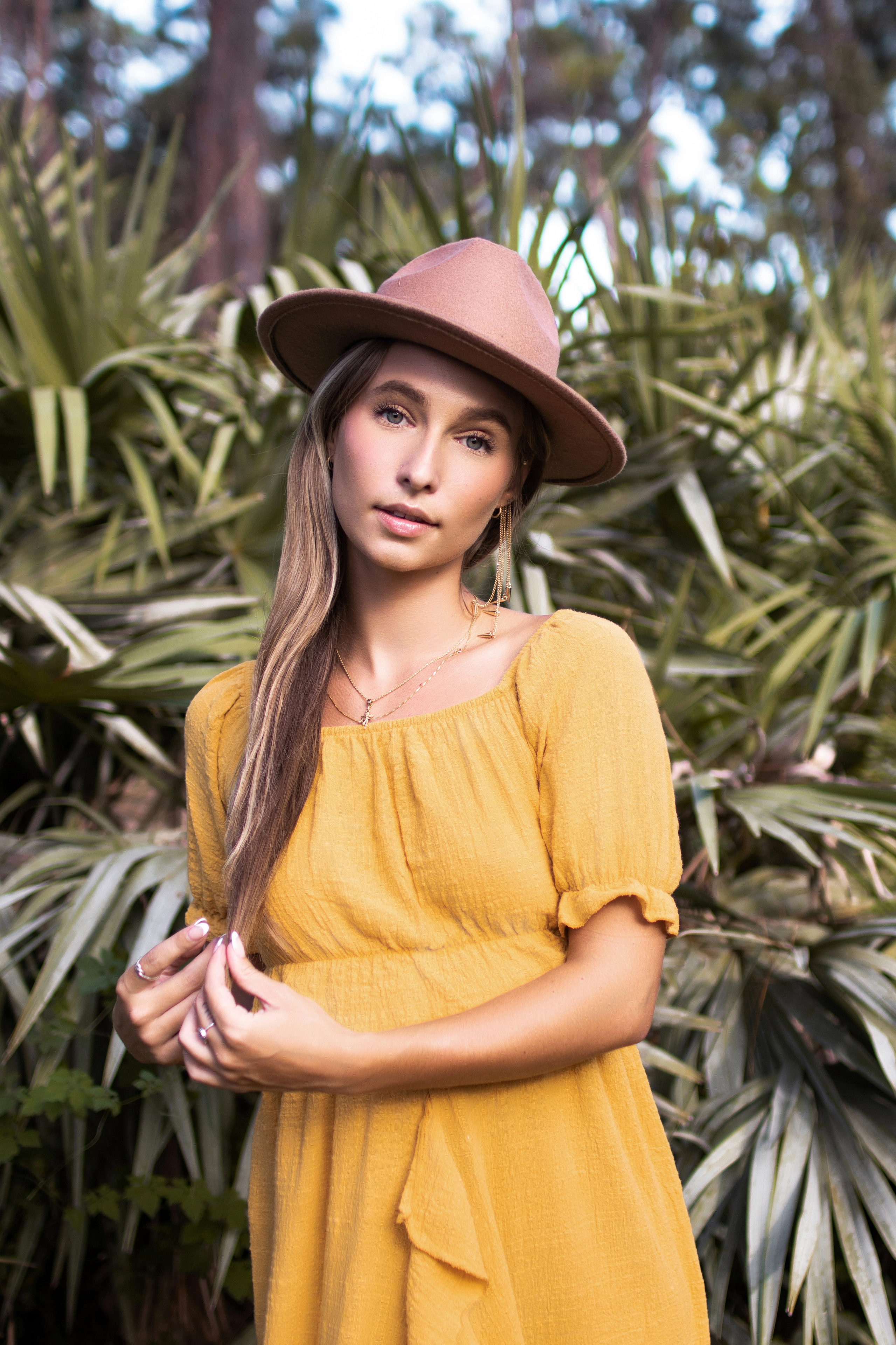 Nature trail portrait session in Delray Oaks Natural Area, Delray Beach