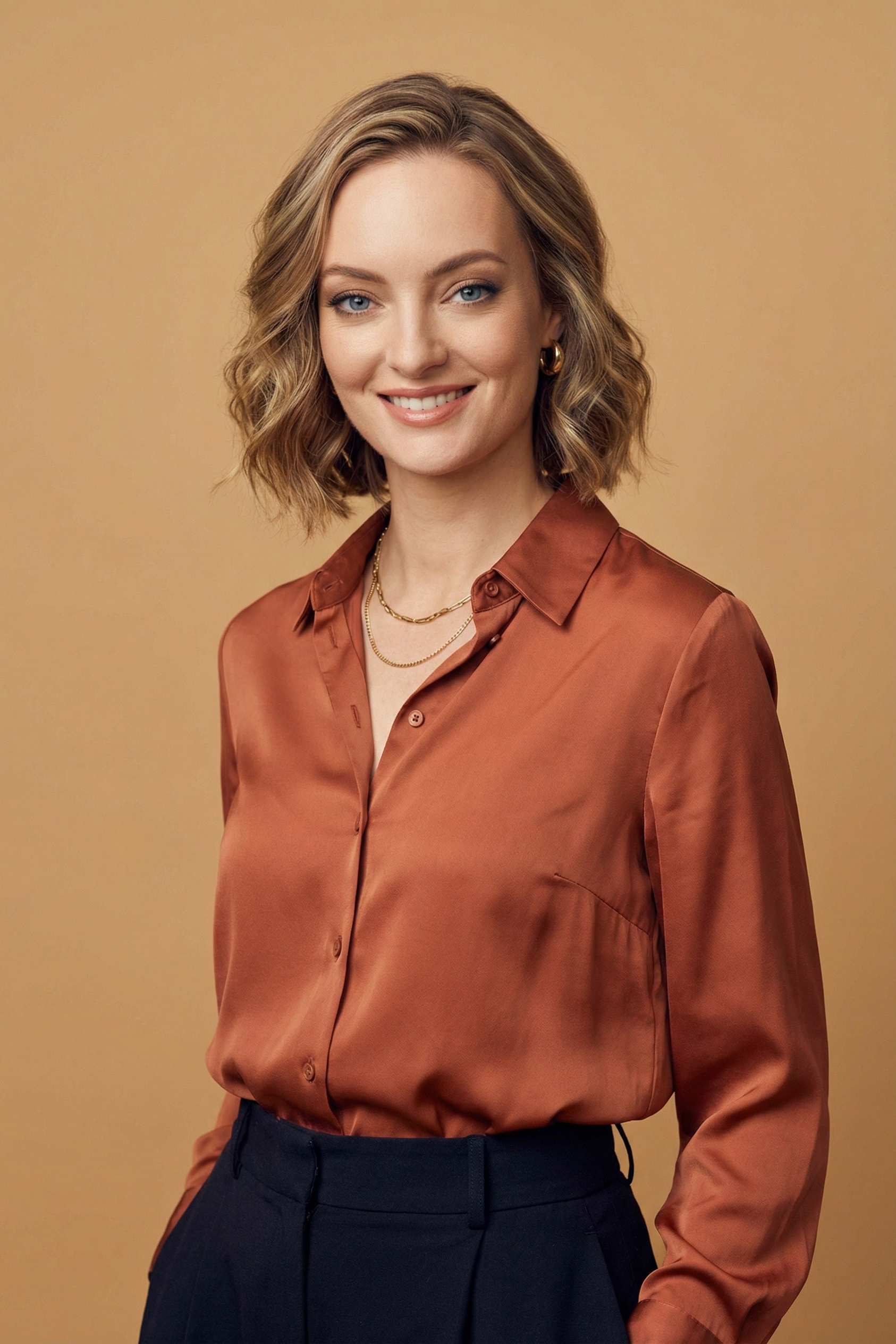 Яркий fashion-портрет девушки для социальных сетей. Создание смелого образа в студии Москвы.