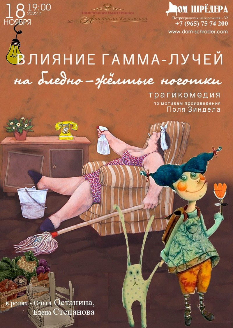 «Влияние гамма-лучей на бледно-жёлтые ноготки» трагикомедия. Дом Шрёдера