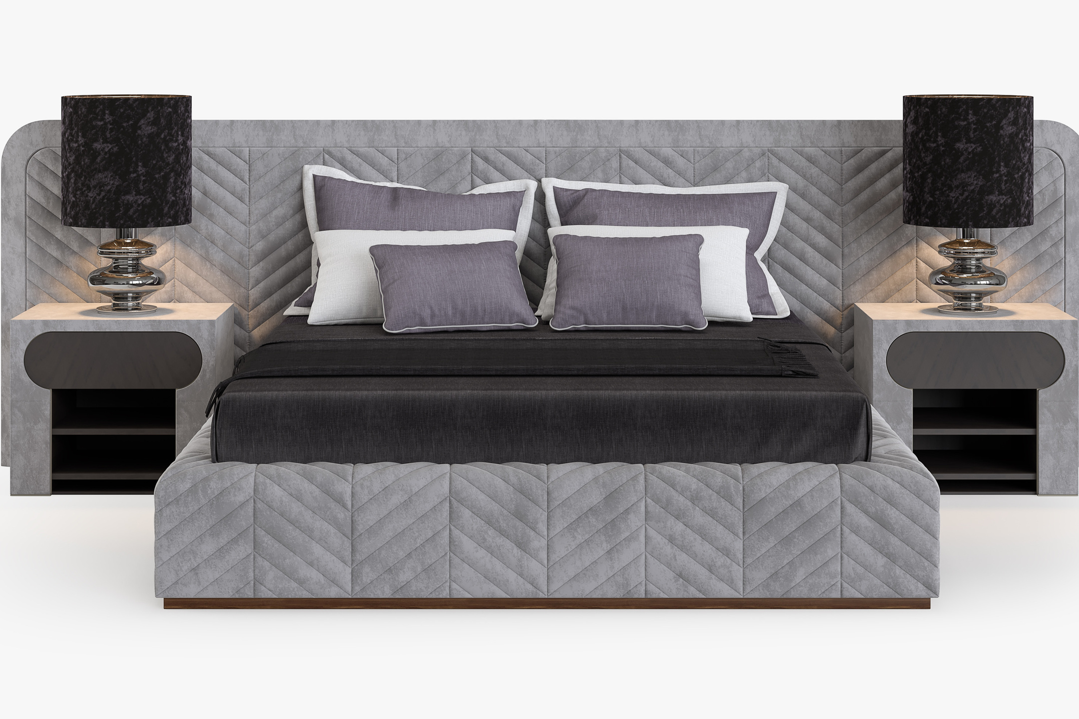 SMANIA Harrison bed. Elizarova Design Studio