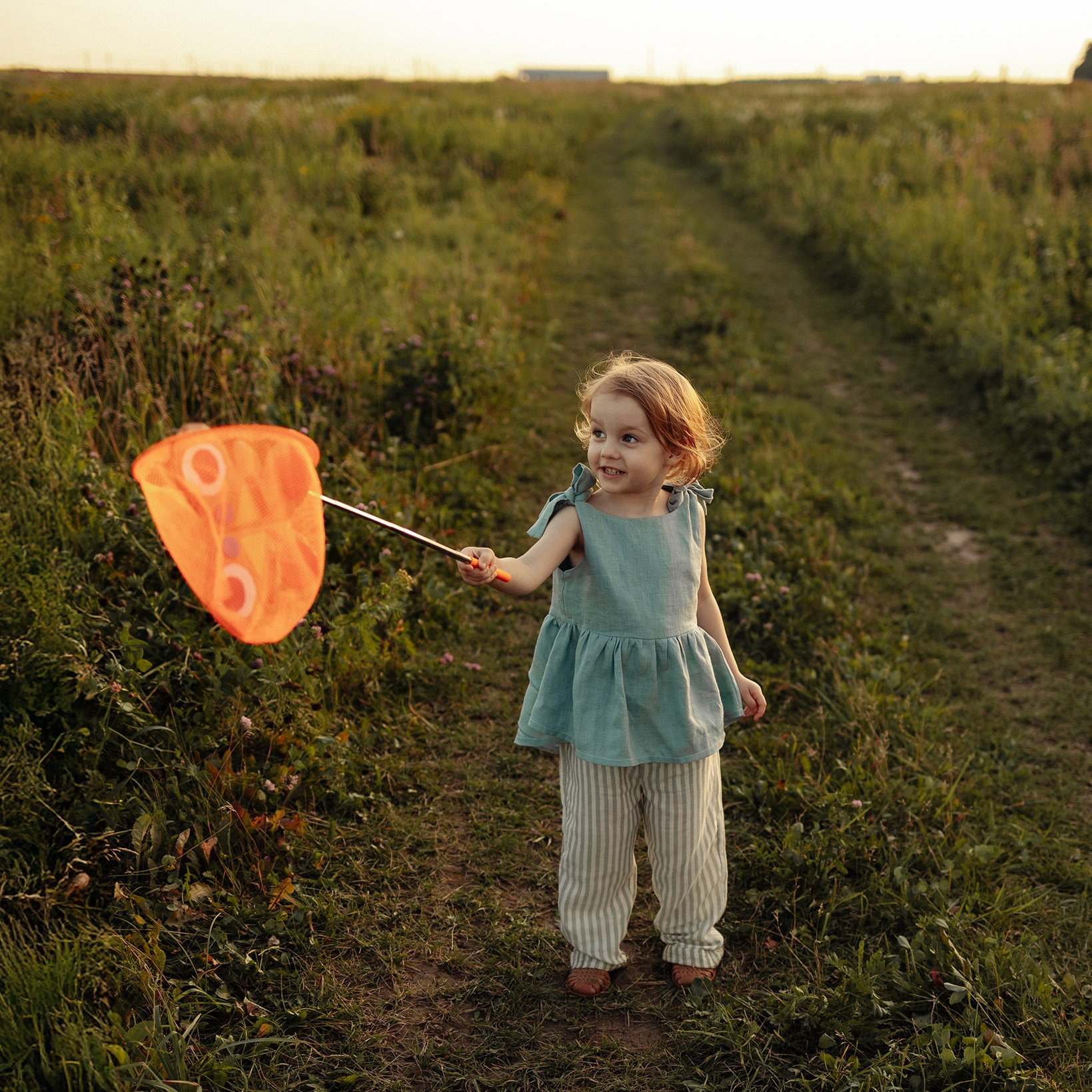 067 Штаны прямые с карманами. Эко-одежда для детей
