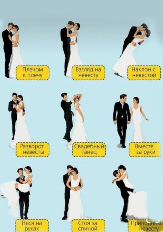Свадебные позы