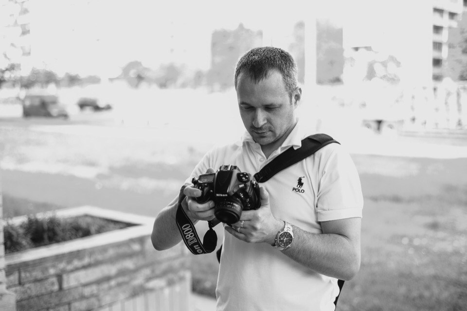 портретный фотограф за работой Санкт-Петербург